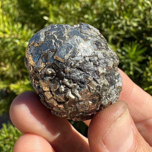 Golden Prophecy Stone, Rare and Unique, Marcasite Nodule, Crystal of Protection, Pyrite, Reiki, Rock Collection, Transformation, 87.81 grams