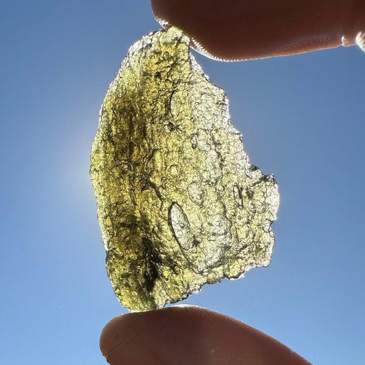 Moldavite Tektite Specimen, High Quality, Transformation, Manifestation, Reiki, Authentic Moldavite Specimen, 5.88 grams|29.4 carats