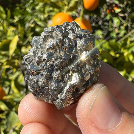 Golden Prophecy Stone, Rare and Unique, Marcasite Nodule, Crystal of Protection, Pyrite, Reiki, Rock Collection, Transformation, 56.34 grams