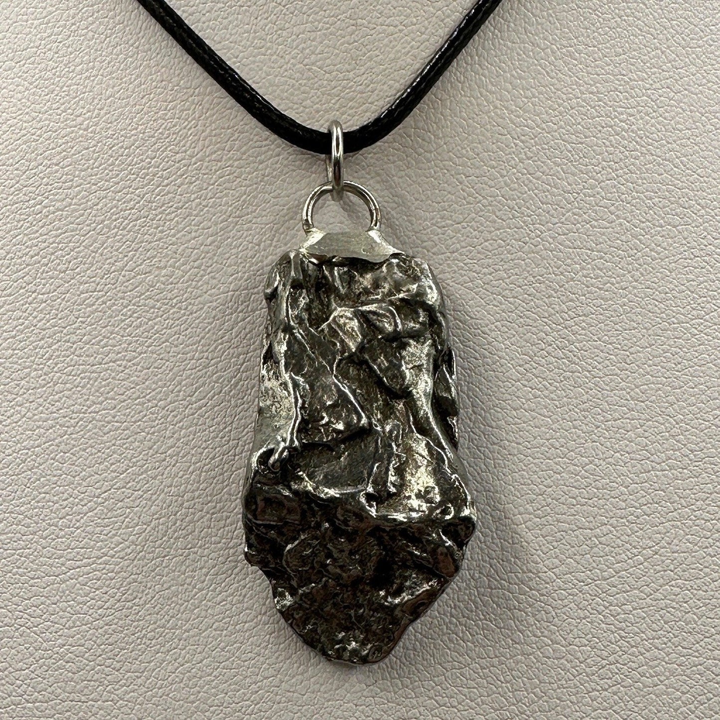 Beautiful Meteorite Campo del Cielo Pendant 16.85 grams, Astronomy Gift, Authentic Meteorite, Meteorite Jewelry, Meteorite Pendant, COA