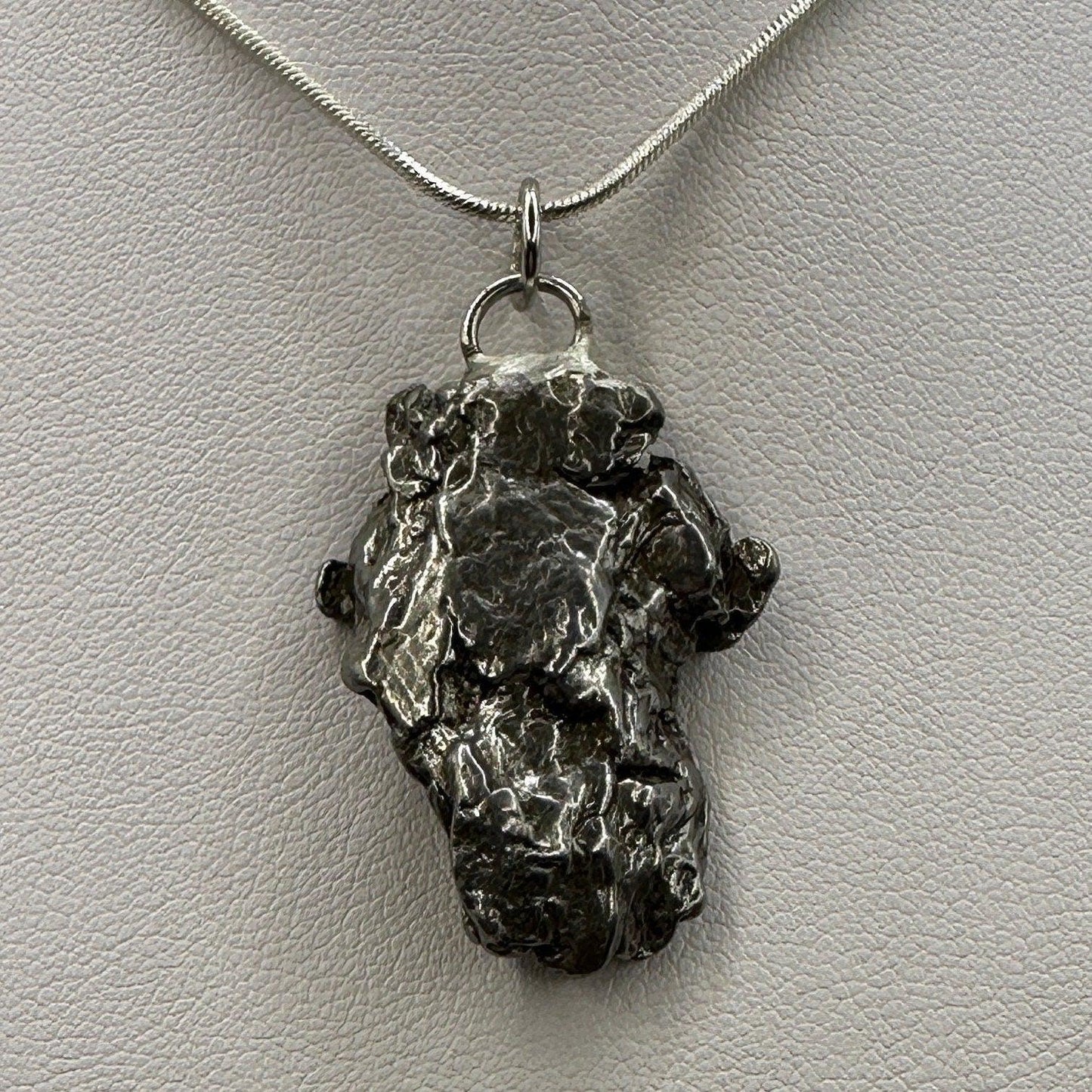 Beautiful Aletai Meteorite Pendant, 16.73 grams, Astronomy Gift, Authentic Meteorite, Meteorite Jewelry, Meteorite Pendant, COA, Space Gift