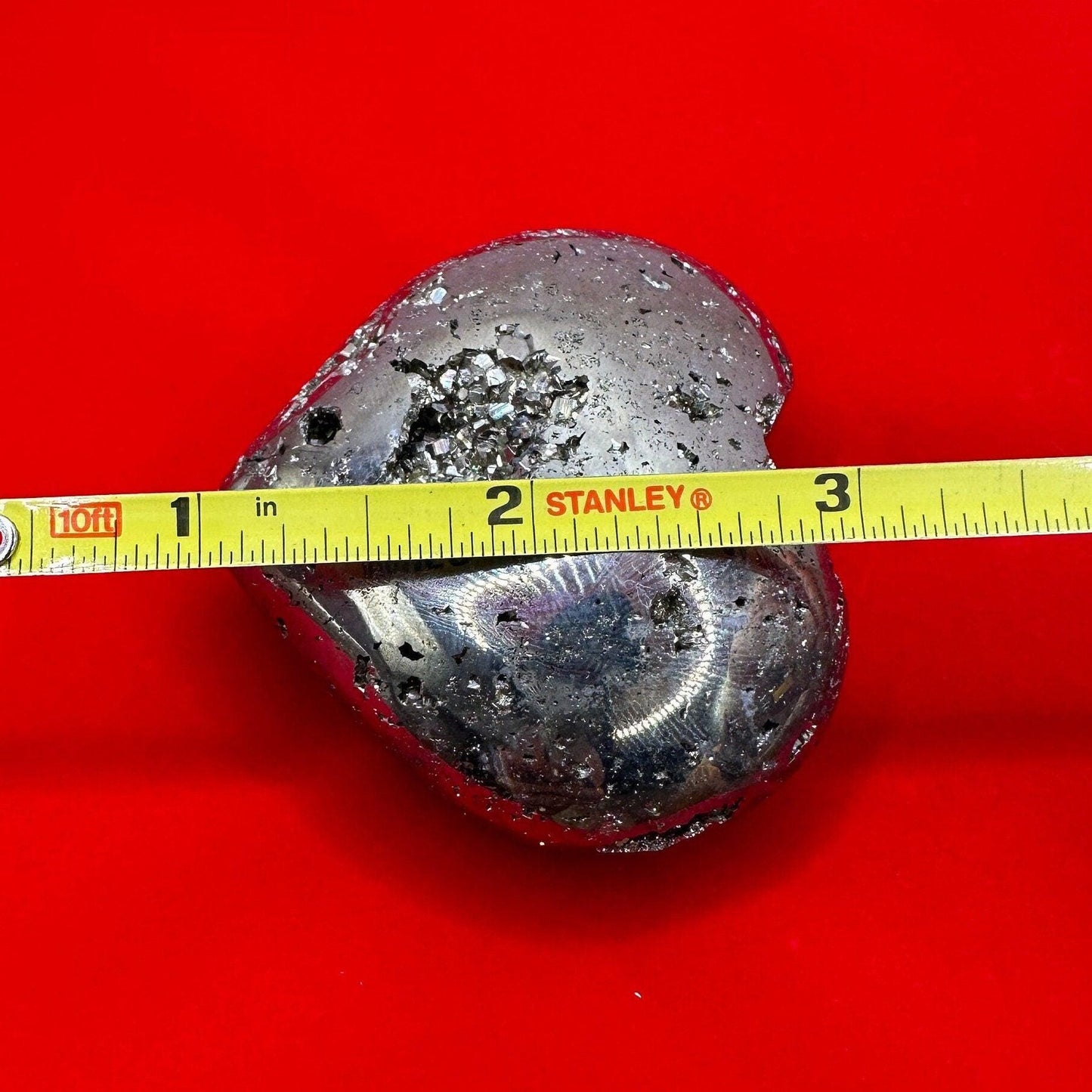 Beautiful Pyrite Heart, Pyrite, Heart Shaped, Balance, Heart, Arizona Pyrite, willpower, Mothers Day, Fools Gold, 6.9 ounces