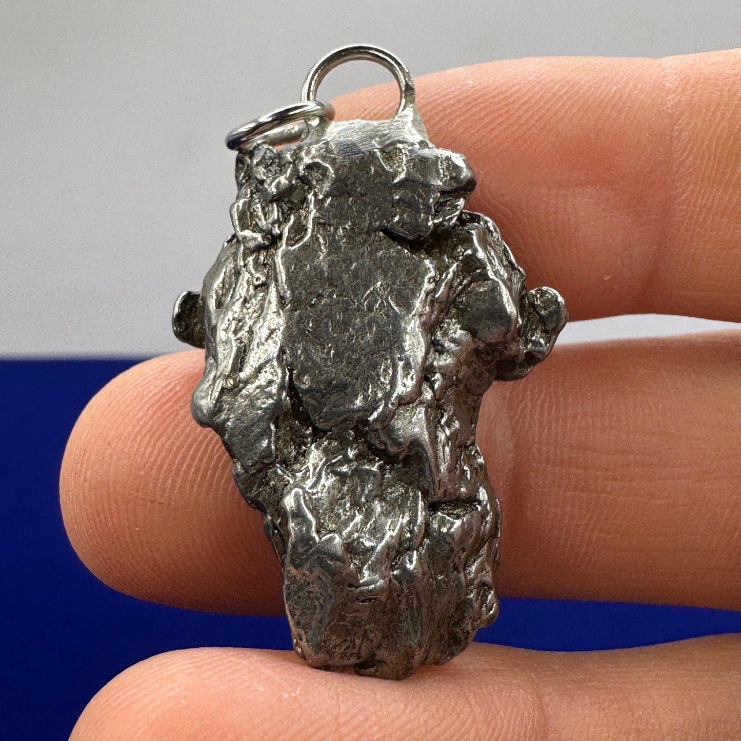 Beautiful Aletai Meteorite Pendant, 16.73 grams, Astronomy Gift, Authentic Meteorite, Meteorite Jewelry, Meteorite Pendant, COA, Space Gift