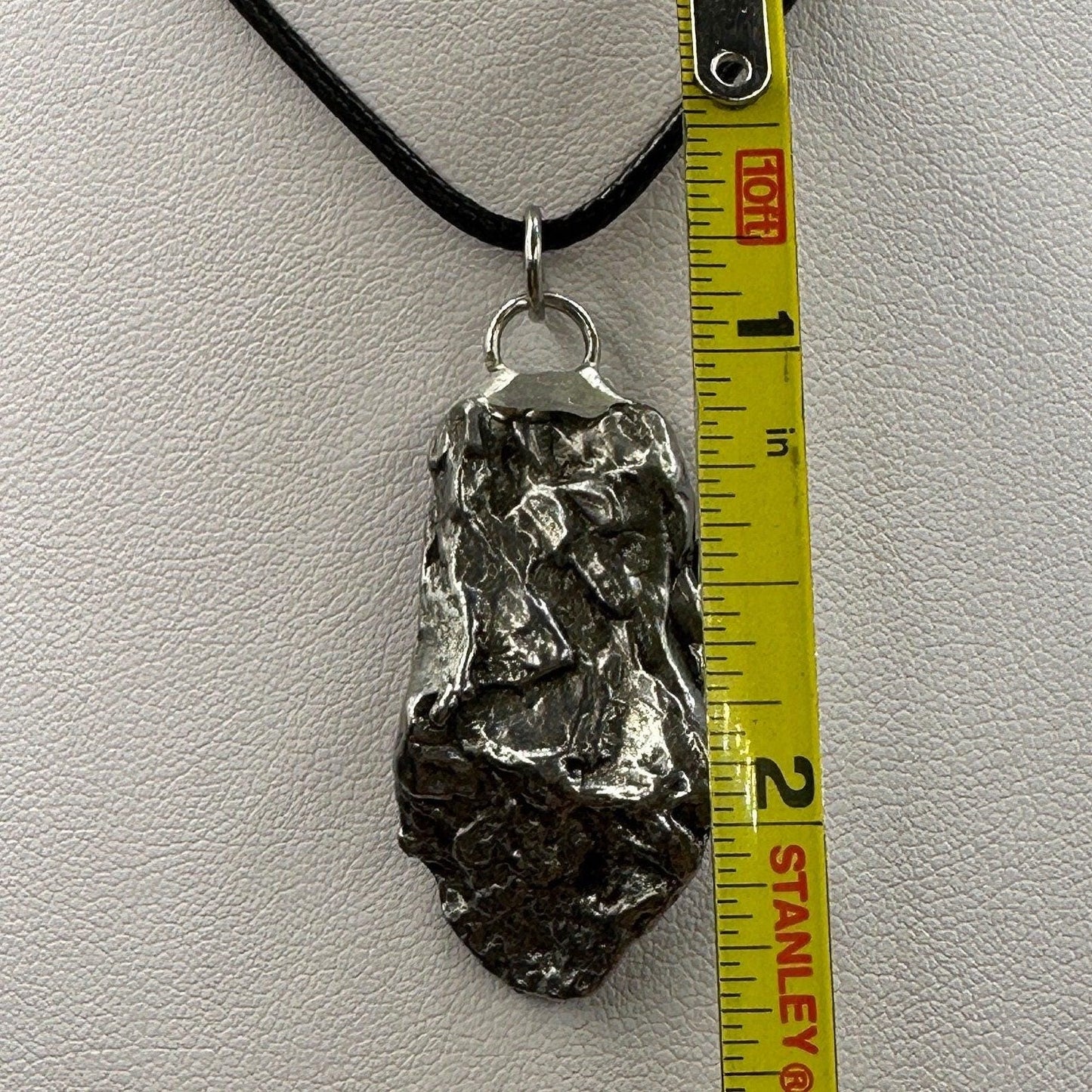 Beautiful Meteorite Campo del Cielo Pendant 16.85 grams, Astronomy Gift, Authentic Meteorite, Meteorite Jewelry, Meteorite Pendant, COA