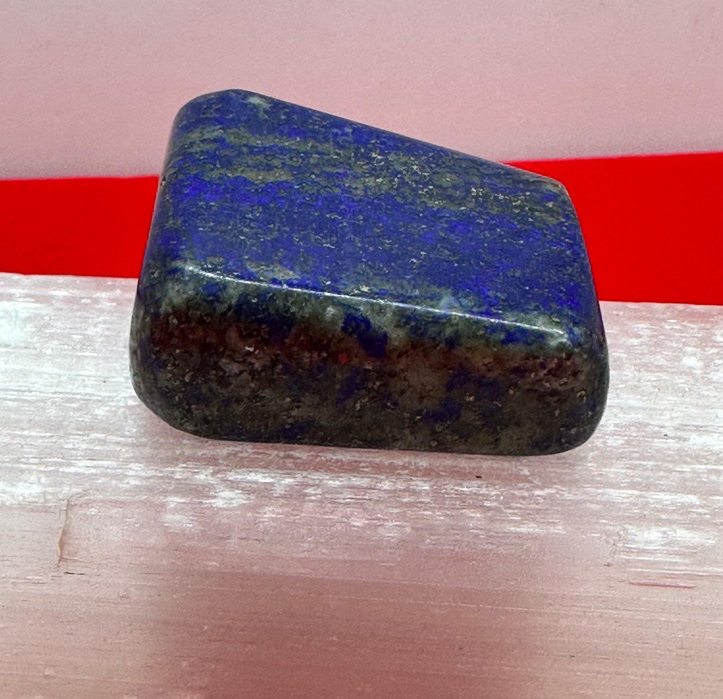 Beautiful High Quality Lapis Lazuli tumbled stone, Rock Collection, Reiki, Throat Chakra, Blue Stone, 30.18 grams