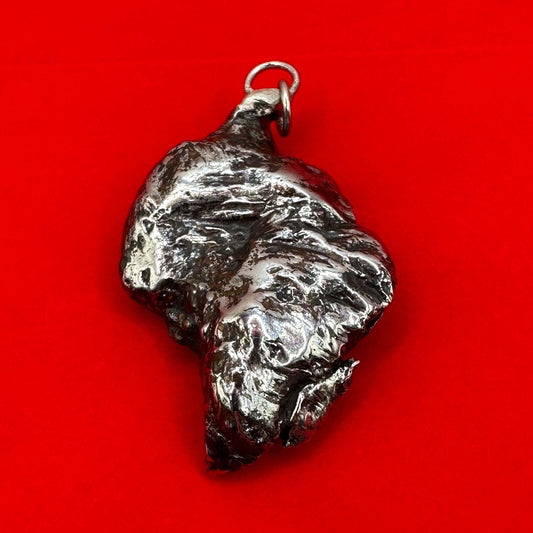 Sikhote-Alin Meteorite Pendant 37.31 grams, Polished Meteorite Pendant, Astronomy Gift, Authentic Meteorite, Space Gift, Meteorite Jewelry