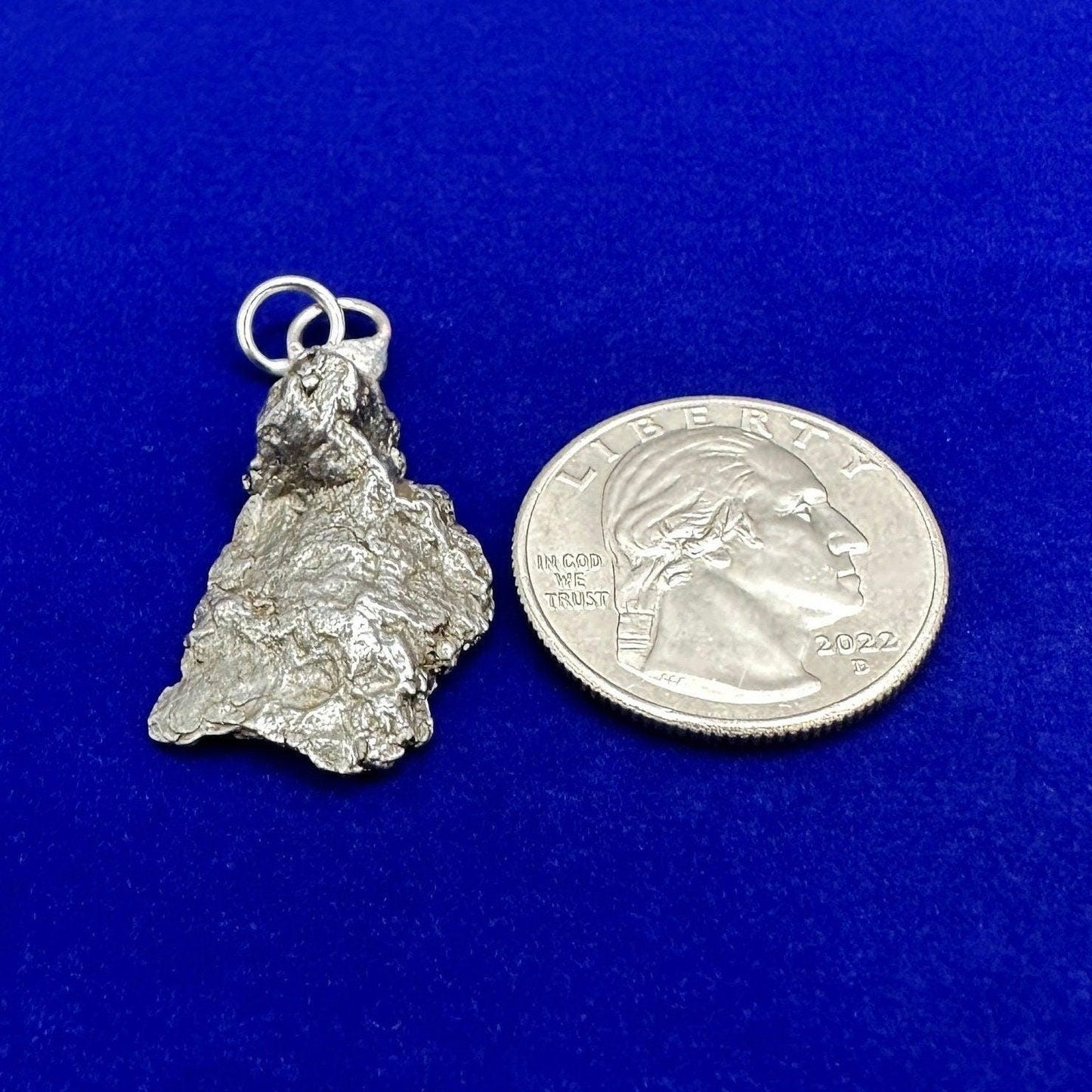 Beautiful Aletai Meteorite Pendant, 6.36 grams, Astronomy Gift, Authentic Meteorite, Meteorite Jewelry, Meteorite Pendant, COA