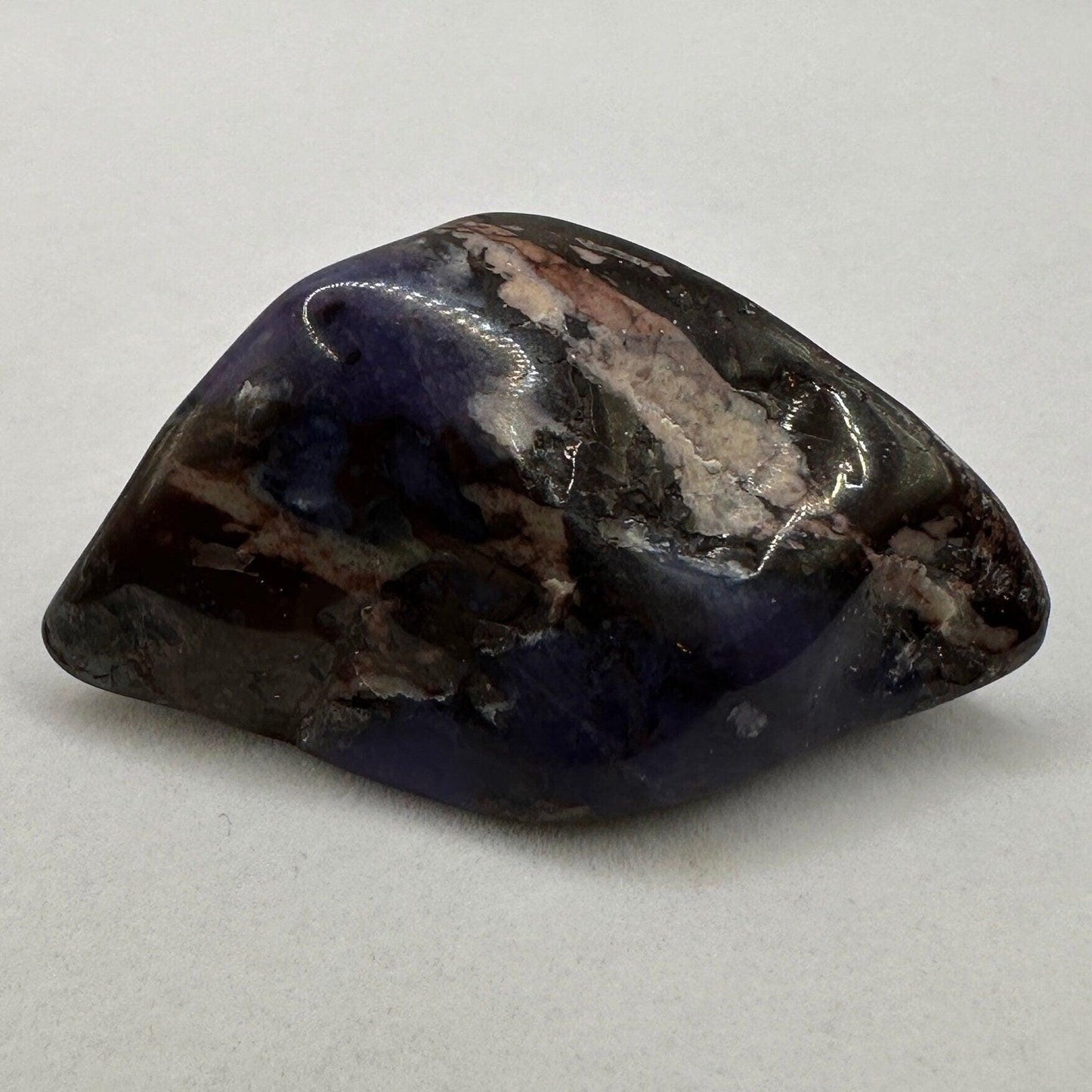 Sugalite Specimen, Polished Sugalite, Rare Sugalite, Inner Peace, South African, Reiki Energy Work, Authentic Sugalite, 19.34 grams