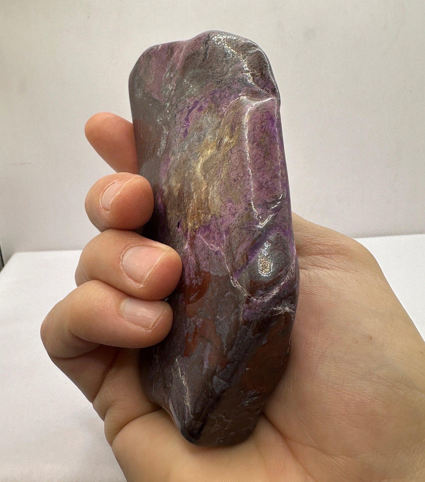 Sugalite, Polished Sugalite, Rare Large Sugalite, South African, Reiki Energy Work, Authentic Sugalite, 306.17 grams