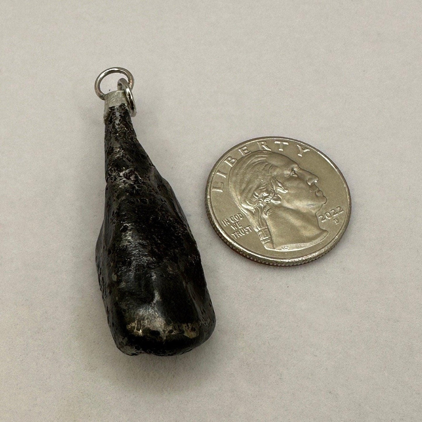 Sikhote-Alin Meteorite Pendant 30.03 grams, Astronomy Gift, Authentic Meteorite, Space Gift, Meteorite Jewelry, Iron Meteorite