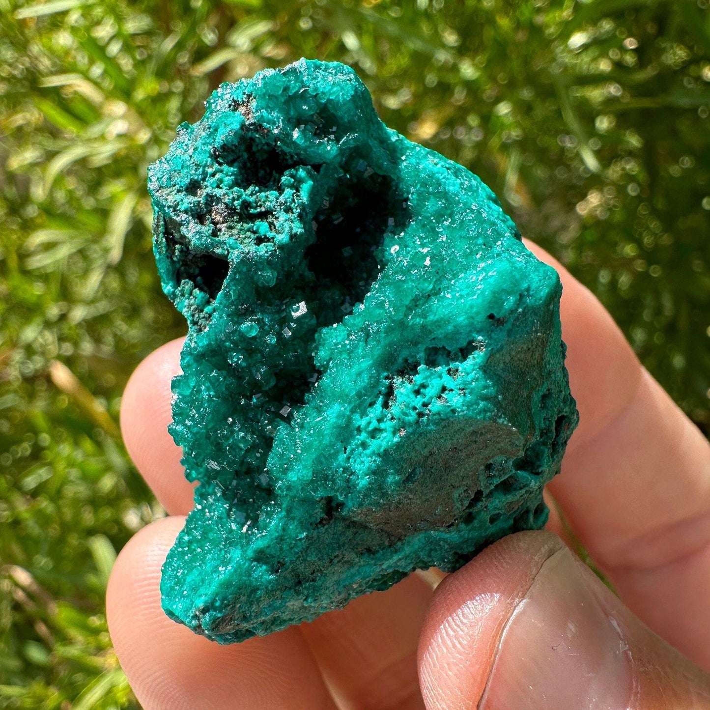 Dioptase, Dioptase Crystal, Deep Emerald Green Color, Authentic, Congo, Reiki, Heart Chakra, Compassion, Financial Abundance, 40.41 grams