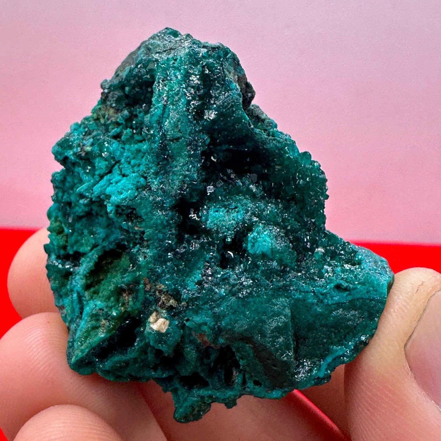 Dioptase, Dioptase Crystal, Deep Emerald Green Color, Authentic, Congo, Reiki, Heart Chakra, Compassion, Financial Abundance, 40.41 grams