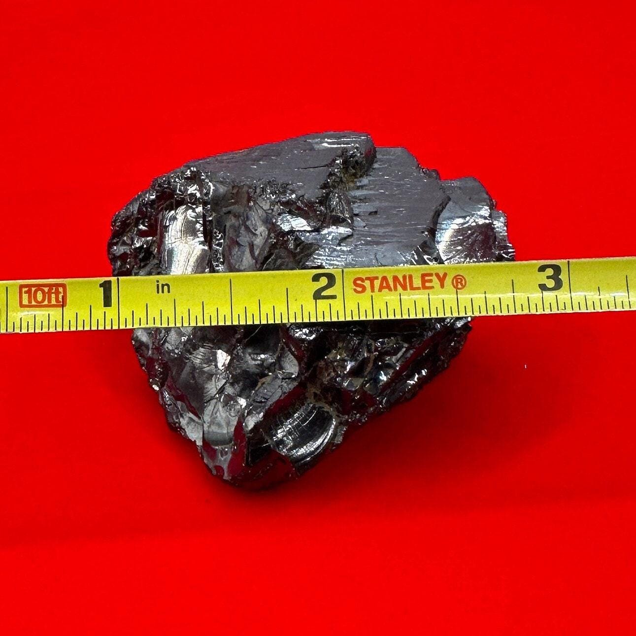 Shungite Specimen from Colombia, Rare and beautiful piece, High Quality, EMF Protection, Meditation, Reiki, Sleep Improvement, 42.26 grams