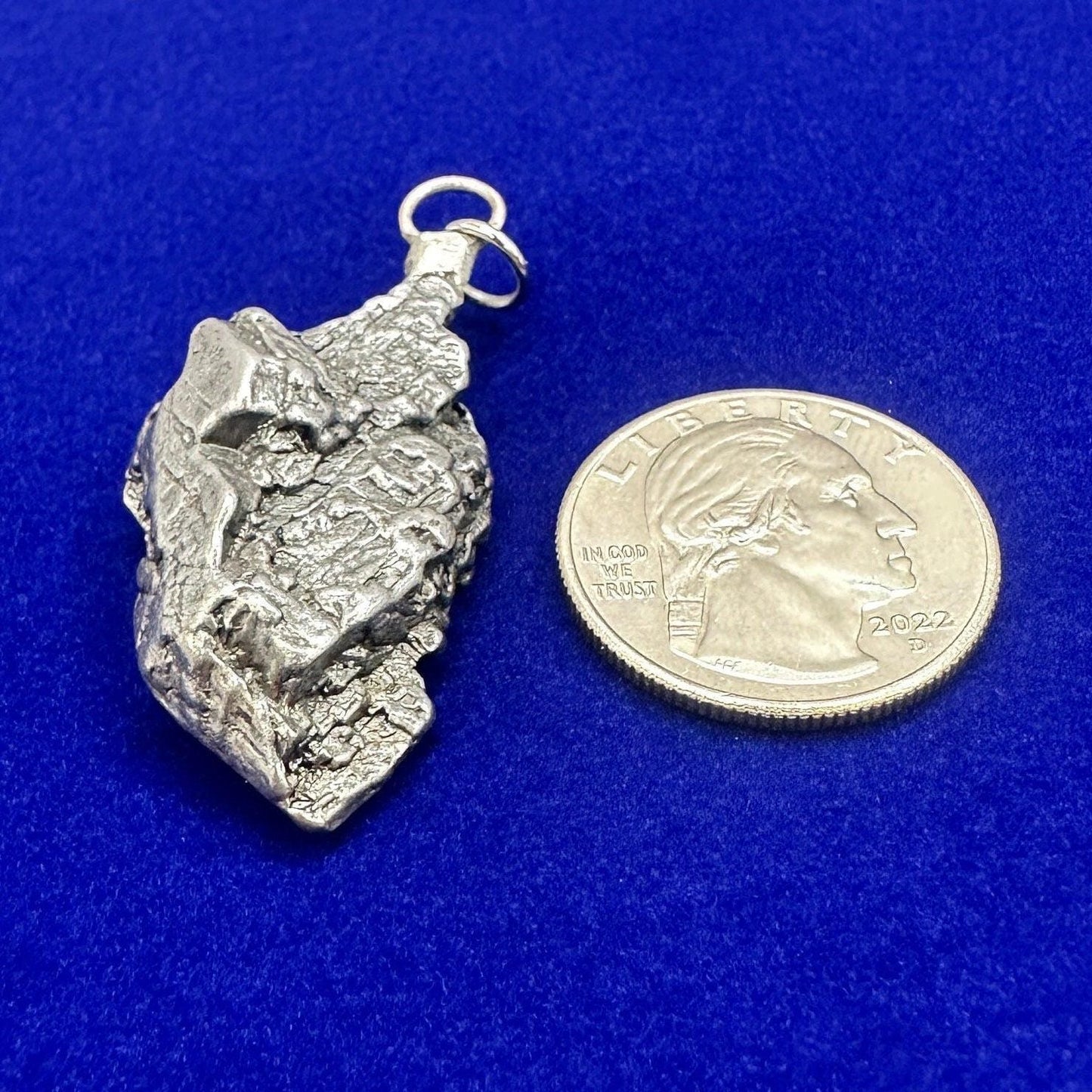 Beautiful Aletai Meteorite Pendant, 22.01 grams, Astronomy Gift, Authentic Meteorite, Meteorite Jewelry, Meteorite Pendant, COA, Space Gift