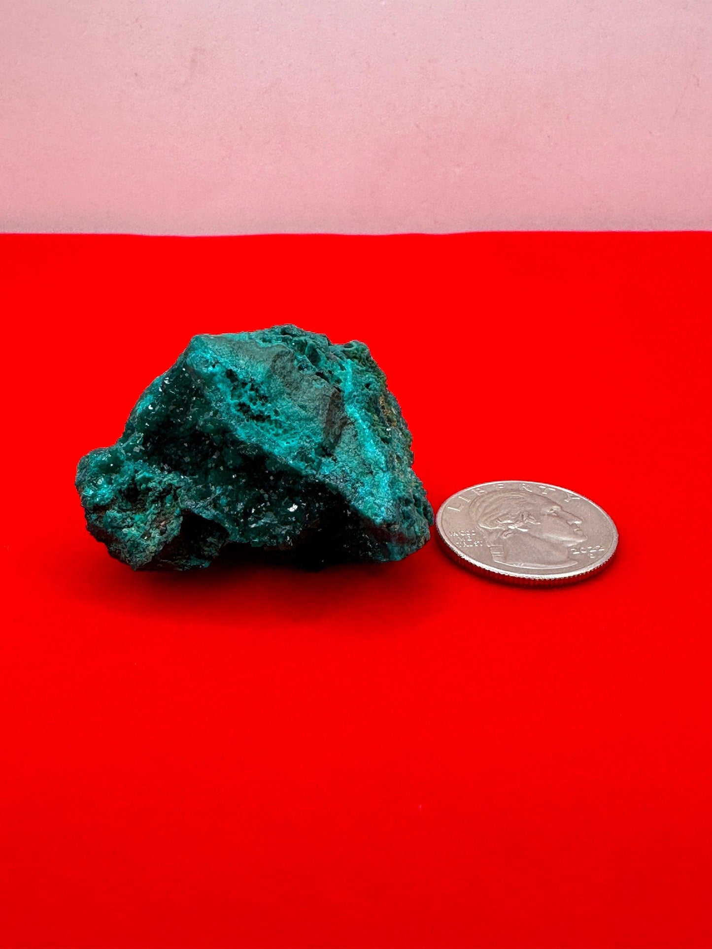 Dioptase, Dioptase Crystal, Deep Emerald Green Color, Authentic, Congo, Reiki, Heart Chakra, Compassion, Financial Abundance, 40.41 grams