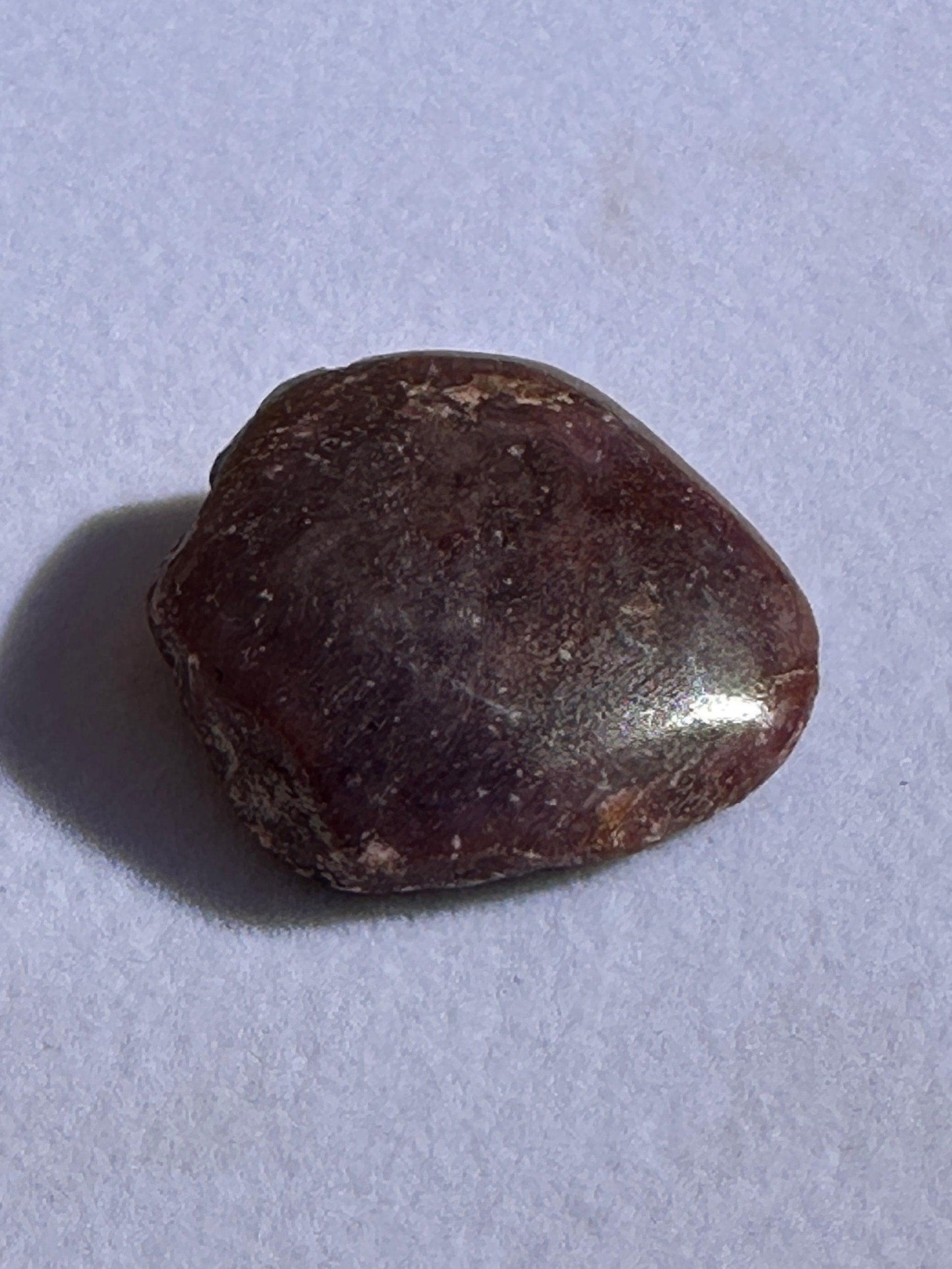 Beautiful Natural Polished Ruby, Mined out of India, Has a gorgeous chatoyancy, July Birthstone, Root Chakra, Ruby, 25.65 grams