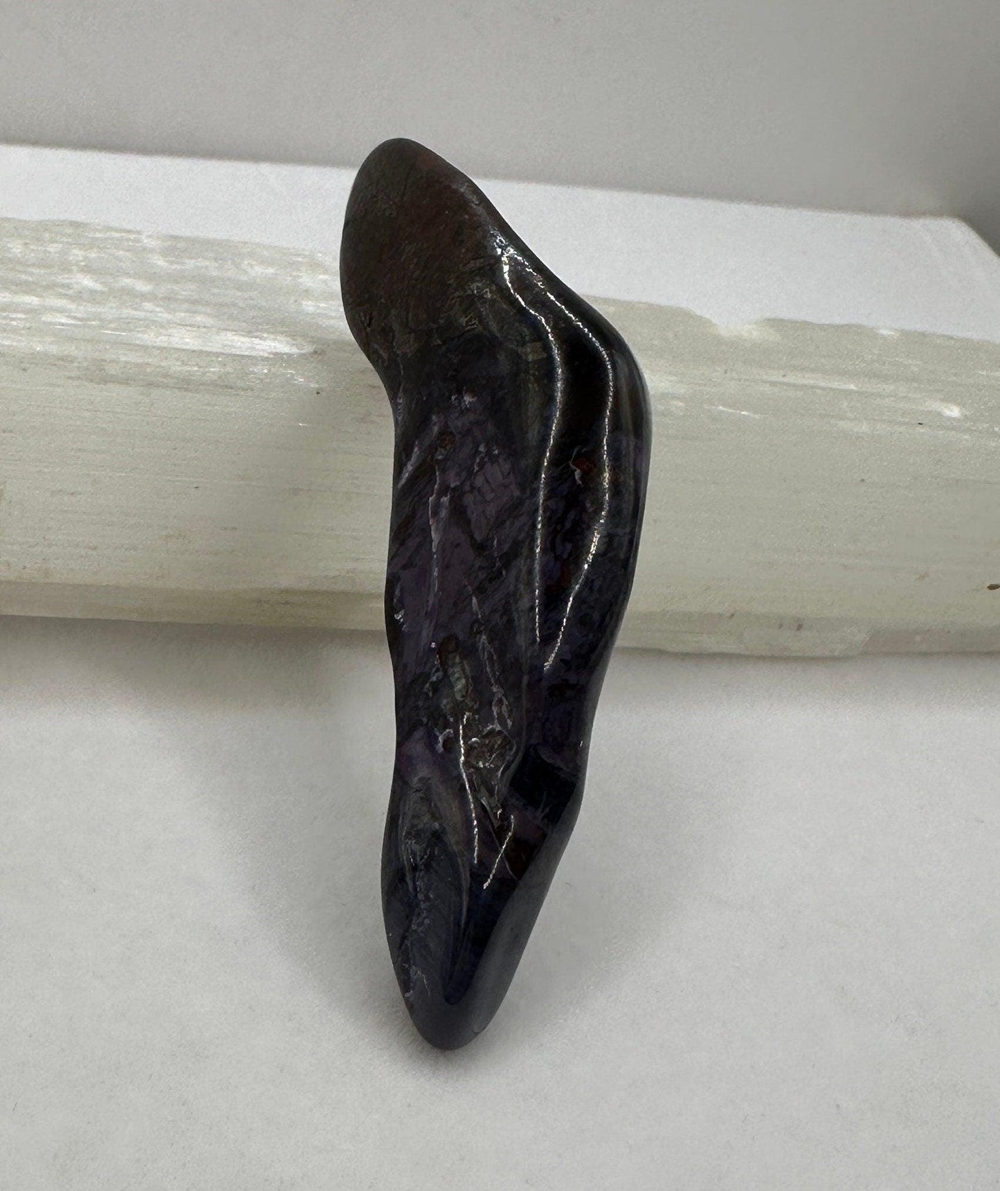 Sugalite Specimen, Polished Sugalite, Rare Sugalite, Inner Peace, South African, Reiki Energy Work, Authentic Sugalite, 23.99 grams