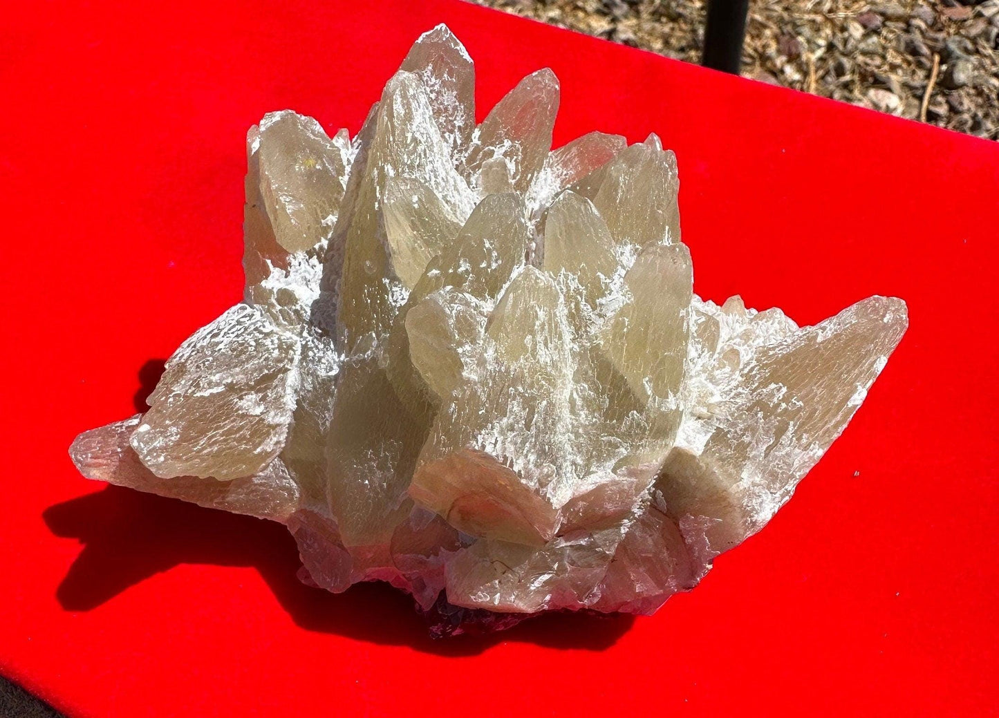 Beautiful Natural Dogtooth Calcite Cluster, Pakistan, Calcite, Creativity, Crystal Collection, Reiki, Energy work, Crystals, 448 grams