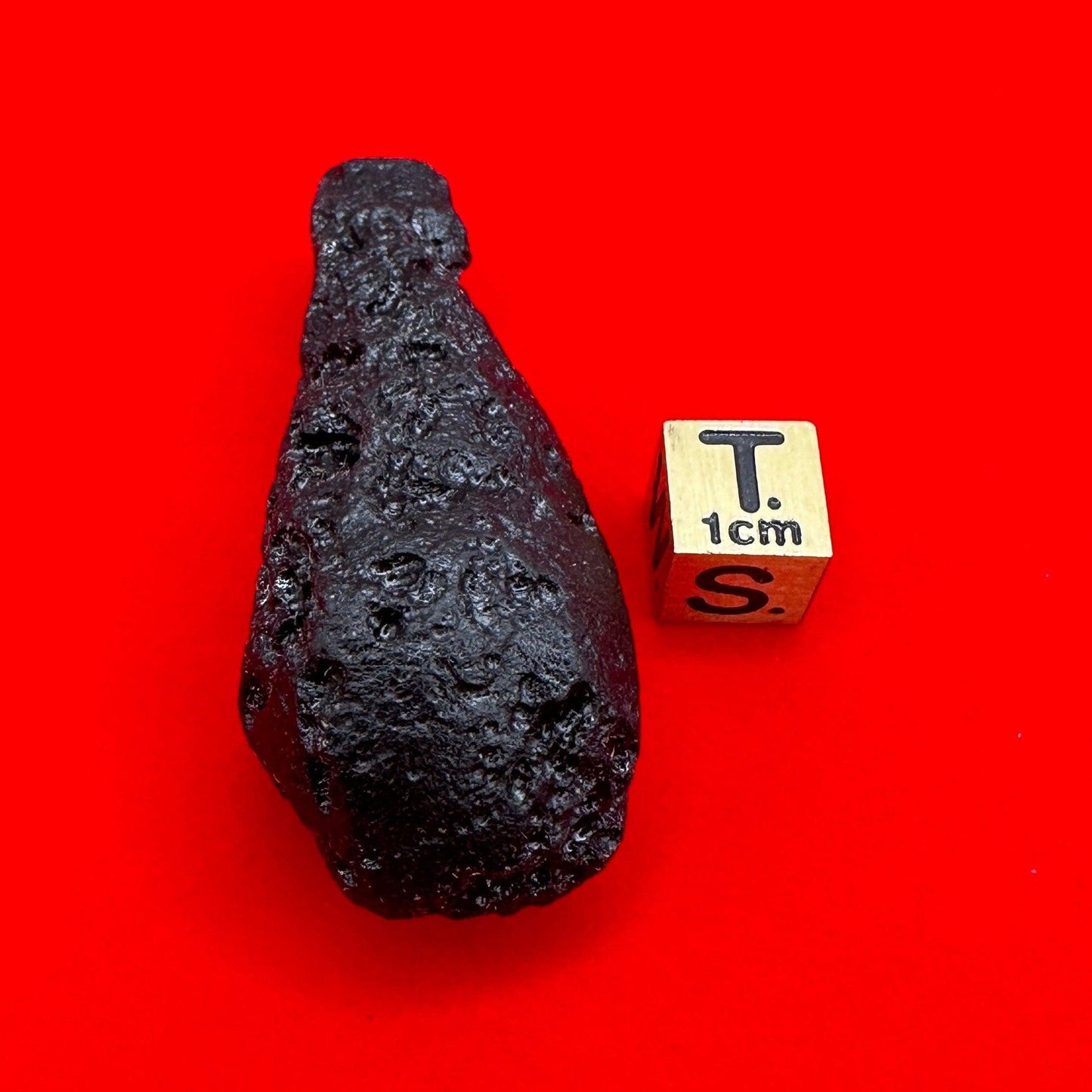 Beautiful Tektite, Indonesia, Indochinite Tektite, Rock Impactite, Dumbell Shaped, Reiki, 27.12 grams, Astronomy Gift, Tektite, Space Gift