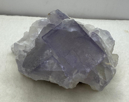 Beautiful Natural Light Purple Fluorite Crystal, Fluorite, Pakistan, Balancing, Superb Luster, Crystal Collection, Third Eye, 604 grams