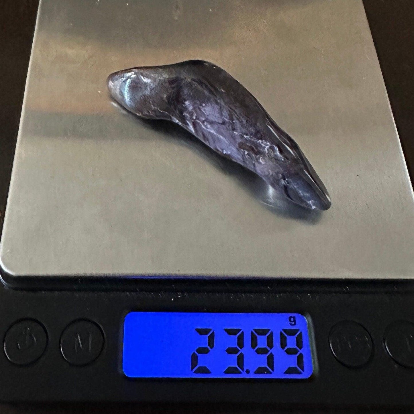 Sugalite Specimen, Polished Sugalite, Rare Sugalite, Inner Peace, South African, Reiki Energy Work, Authentic Sugalite, 23.99 grams