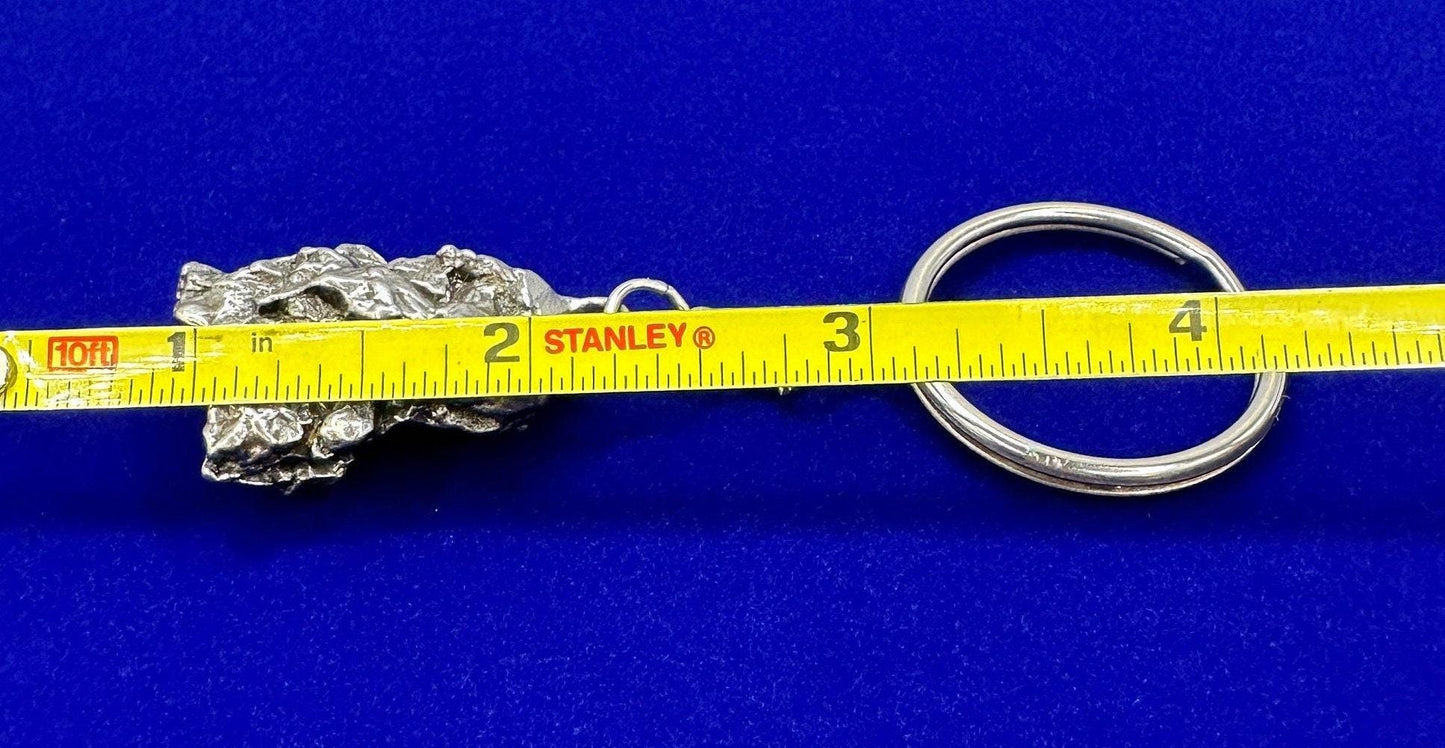 Rare Genuine Meteorite Campo del Cielo Keychain 35.31 grams, Beautiful and unique meteorite formation, Astronomy Gift, Space Gift