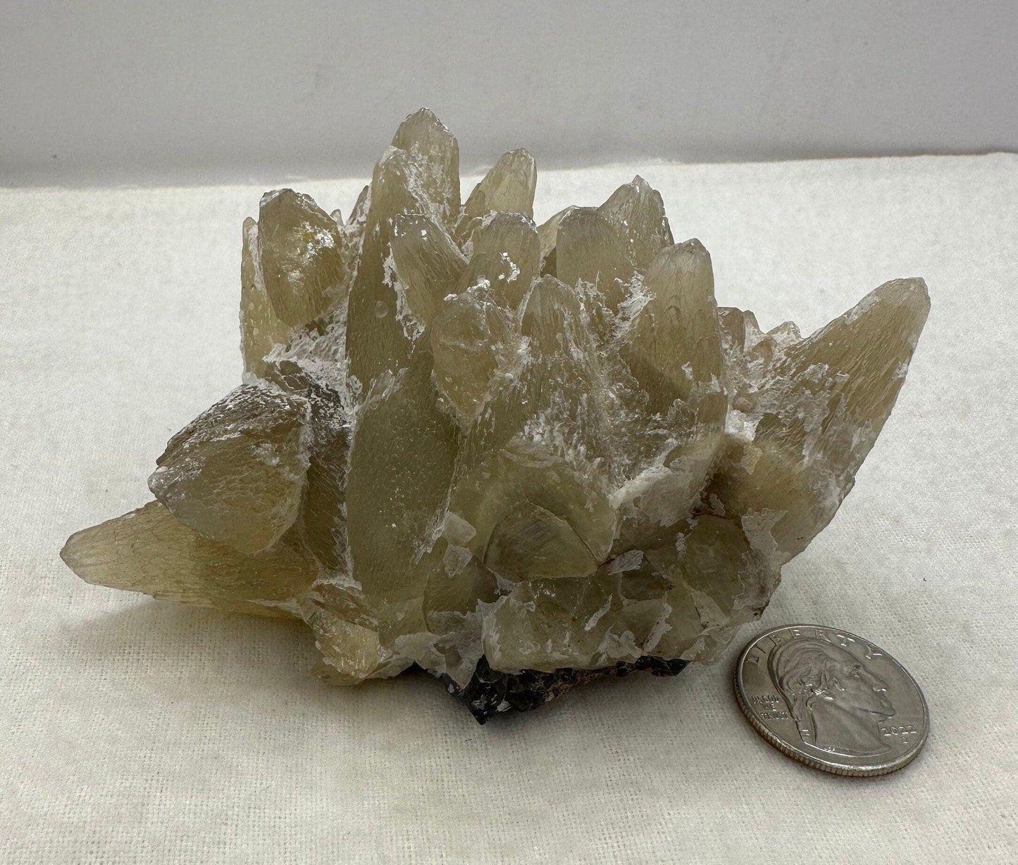 Beautiful Natural Dogtooth Calcite Cluster, Pakistan, Calcite, Creativity, Crystal Collection, Reiki, Energy work, Crystals, 448 grams