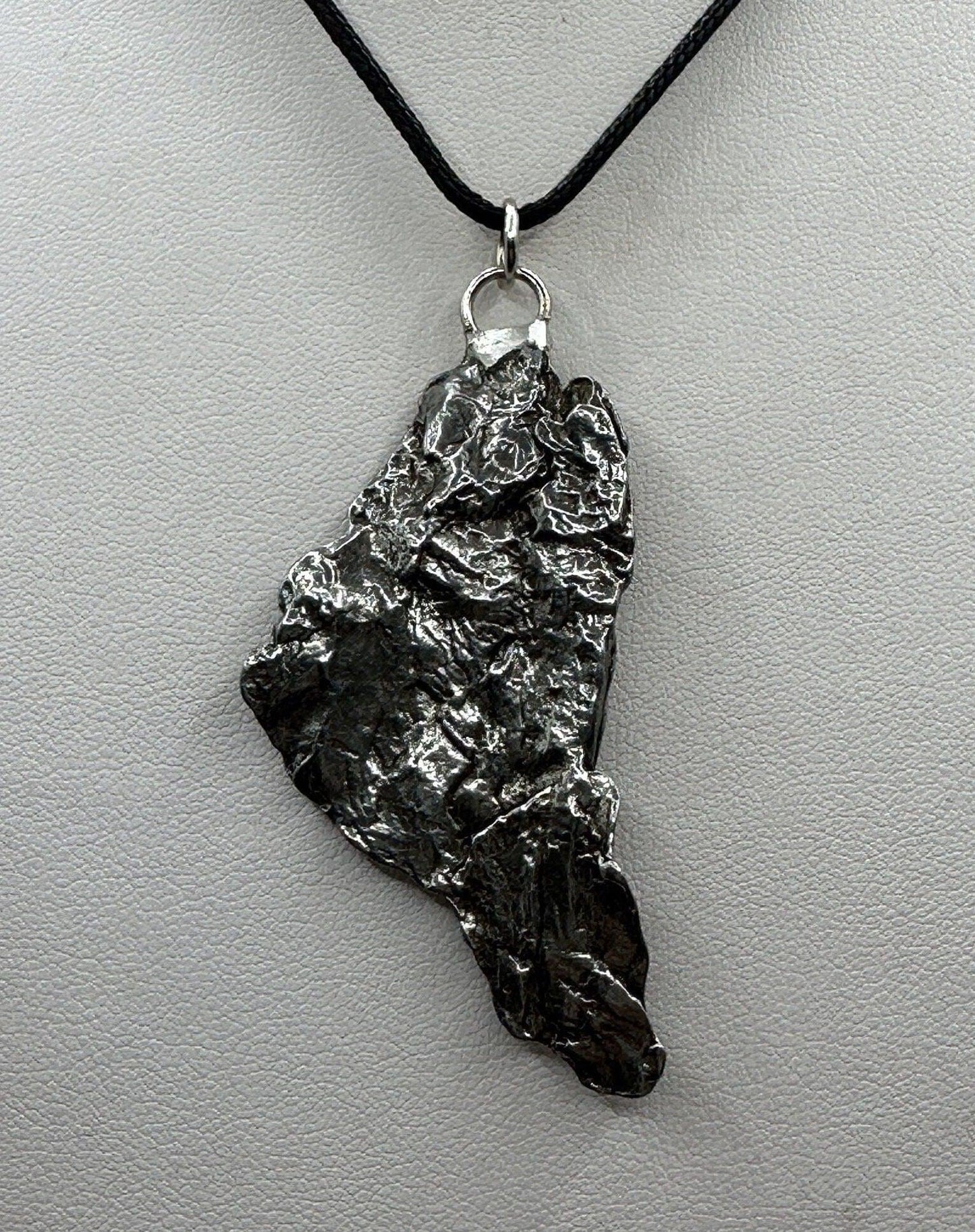 Beautiful Meteorite Campo del Cielo Pendant 18.05 grams, Astronomy Gift, Authentic Meteorite, Meteorite Jewelry, Meteorite Pendant, COA