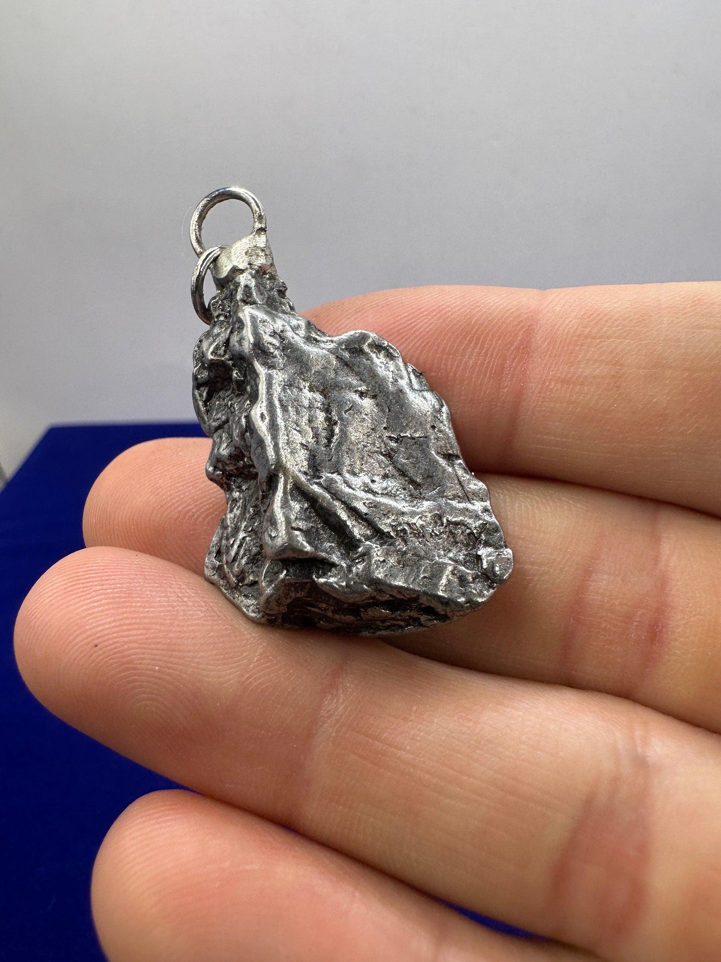 Beautiful Aletai Meteorite Pendant, 21.63 grams, Astronomy Gift, Authentic Meteorite, Meteorite Jewelry, Meteorite Pendant, COA, Space Gift