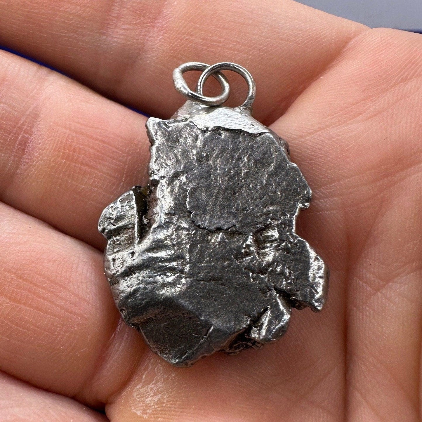 Beautiful Aletai Meteorite Pendant, 16.12 grams, Astronomy Gift, Authentic Meteorite, Meteorite Jewelry, Meteorite Pendant, COA, Space Gift