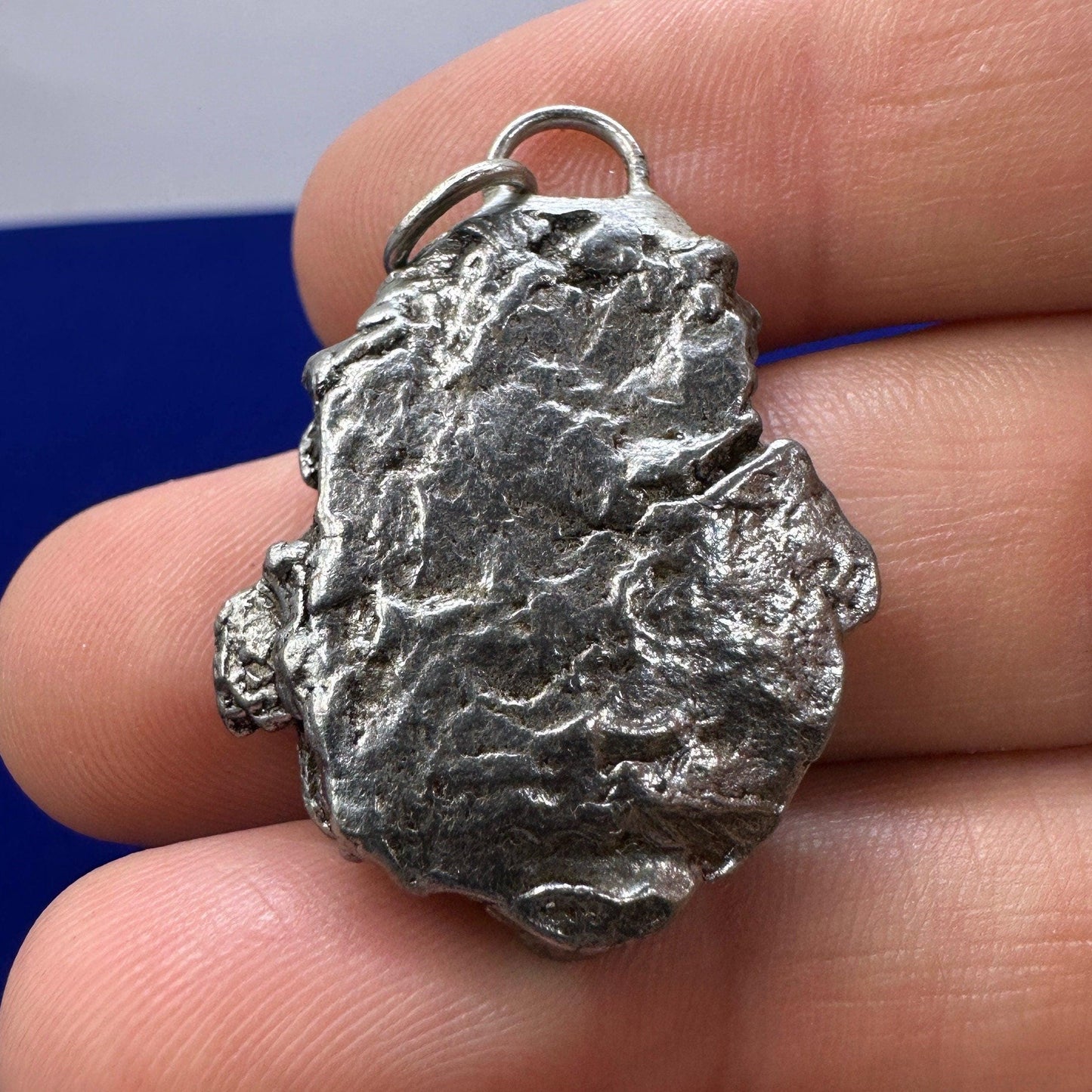 Beautiful Aletai Meteorite Pendant, 16.12 grams, Astronomy Gift, Authentic Meteorite, Meteorite Jewelry, Meteorite Pendant, COA, Space Gift