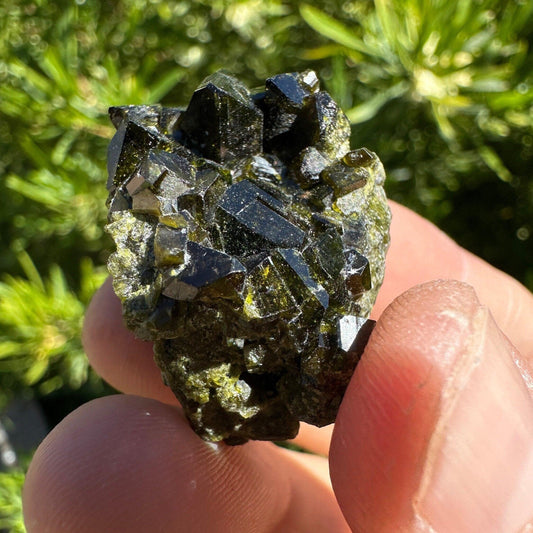 Epidote Crystal Specimen, Epodite, Peruvian Epidote, Crystal Collection, Manifestation, Home Decor, Reiki Healing, 19.75 Grams