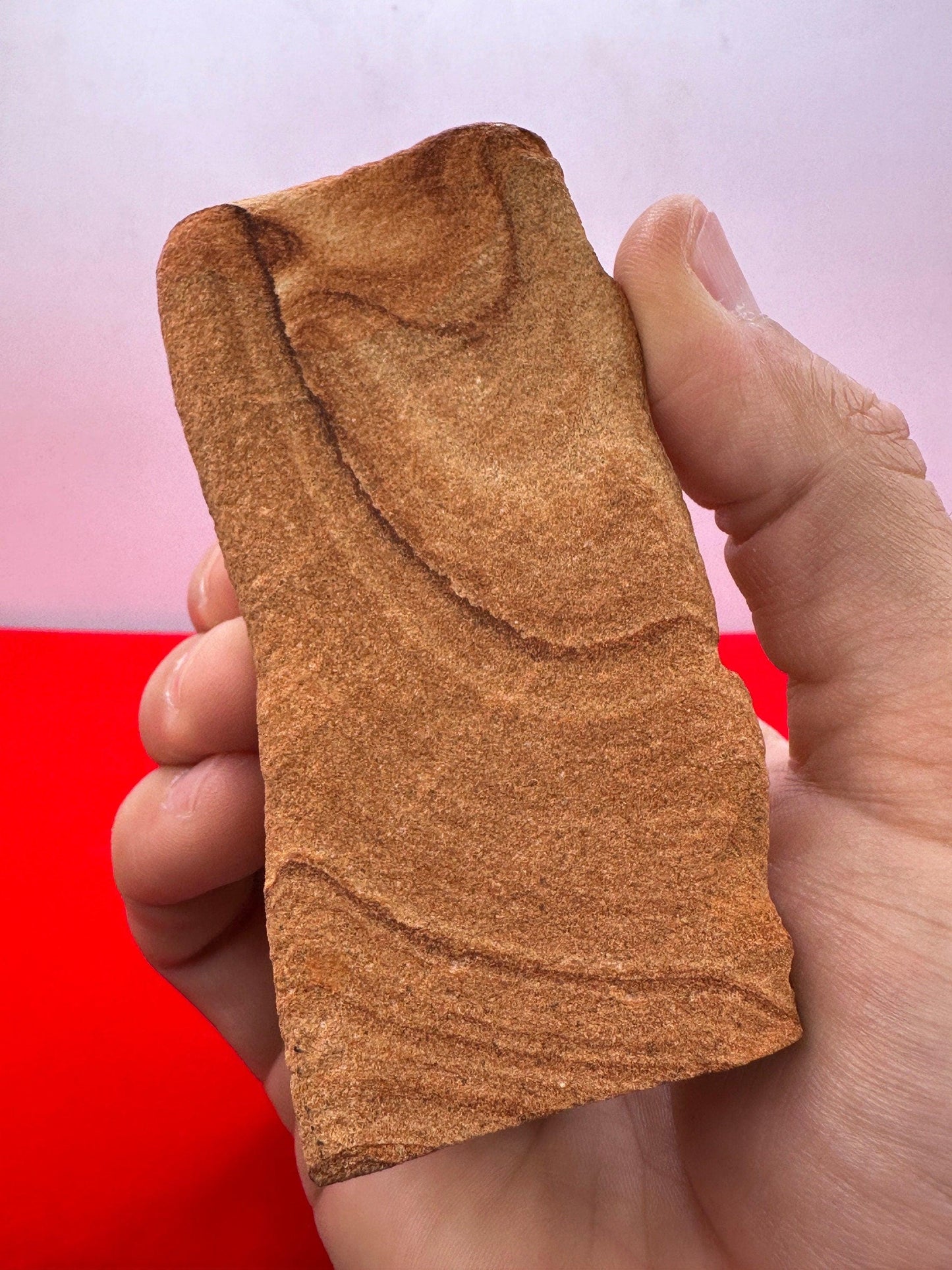 Rare and Unique Sandstone Sculpture from Southern Utah, Natural, Shinarump, Sandstone, Sandstone Specimen, Rock Collection, 6.3 ounces