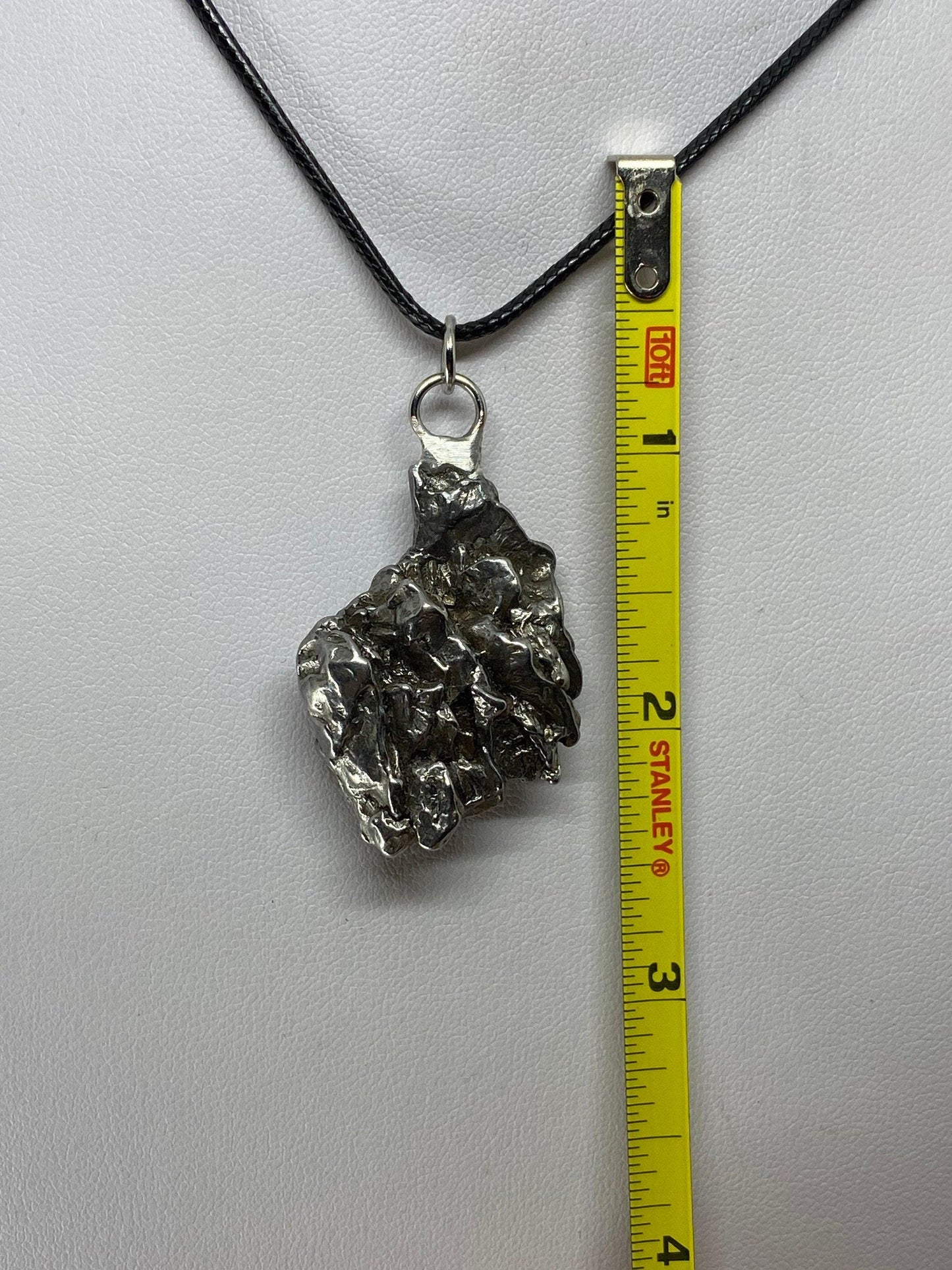 Meteorite Campo del Cielo Pendant 28.85 grams, Beautiful and unique meteorite formation, a gift from the cosmos