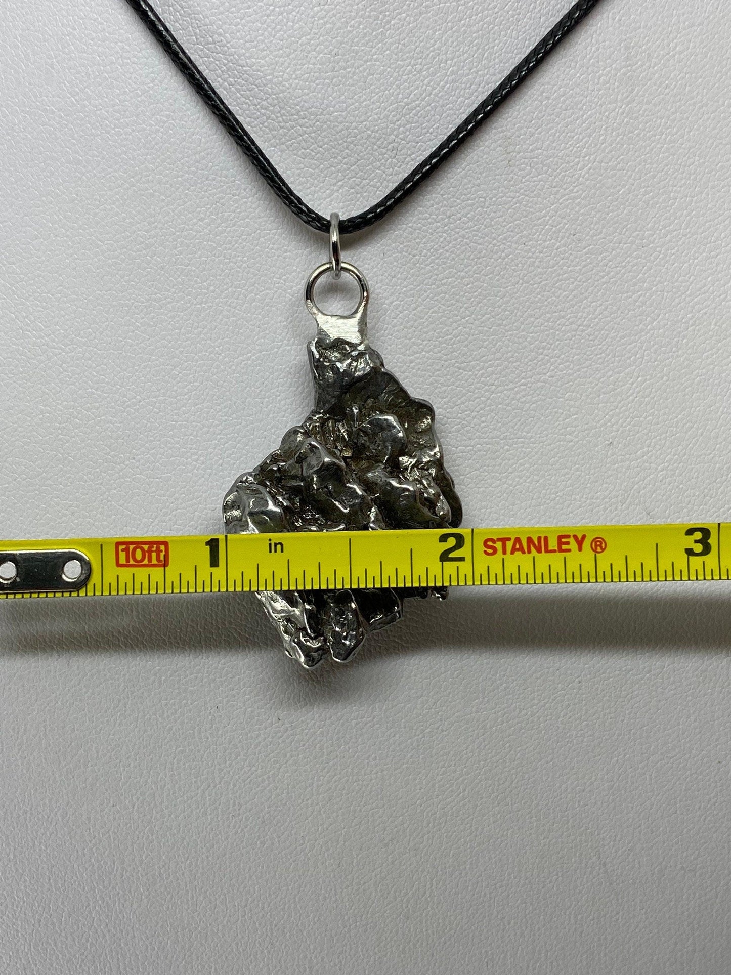 Meteorite Campo del Cielo Pendant 28.85 grams, Beautiful and unique meteorite formation, a gift from the cosmos