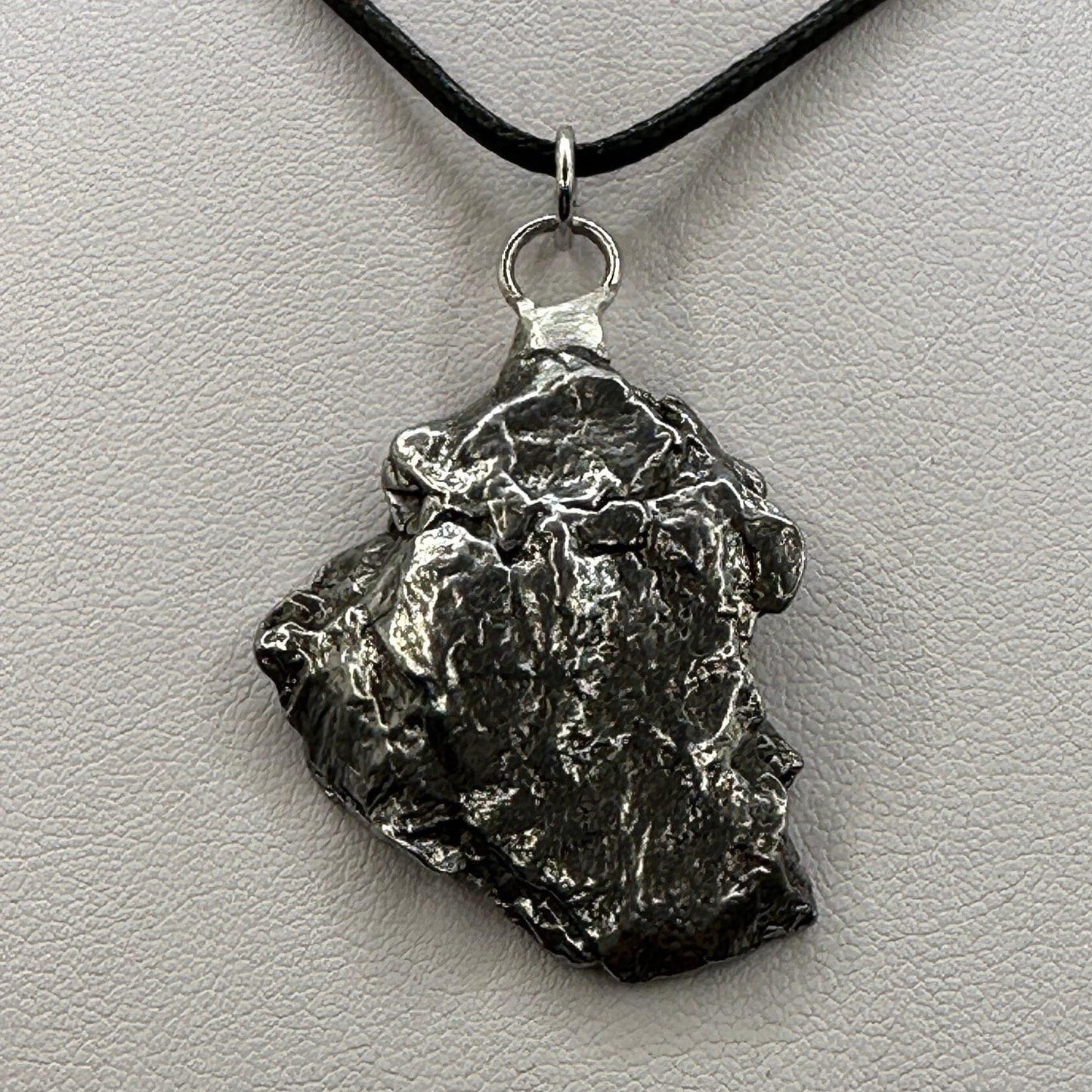 Beautiful Aletai Meteorite Pendant, 20.39 grams, Astronomy Gift, Authentic Meteorite, Meteorite Jewelry, Meteorite Pendant, COA, Space Gift