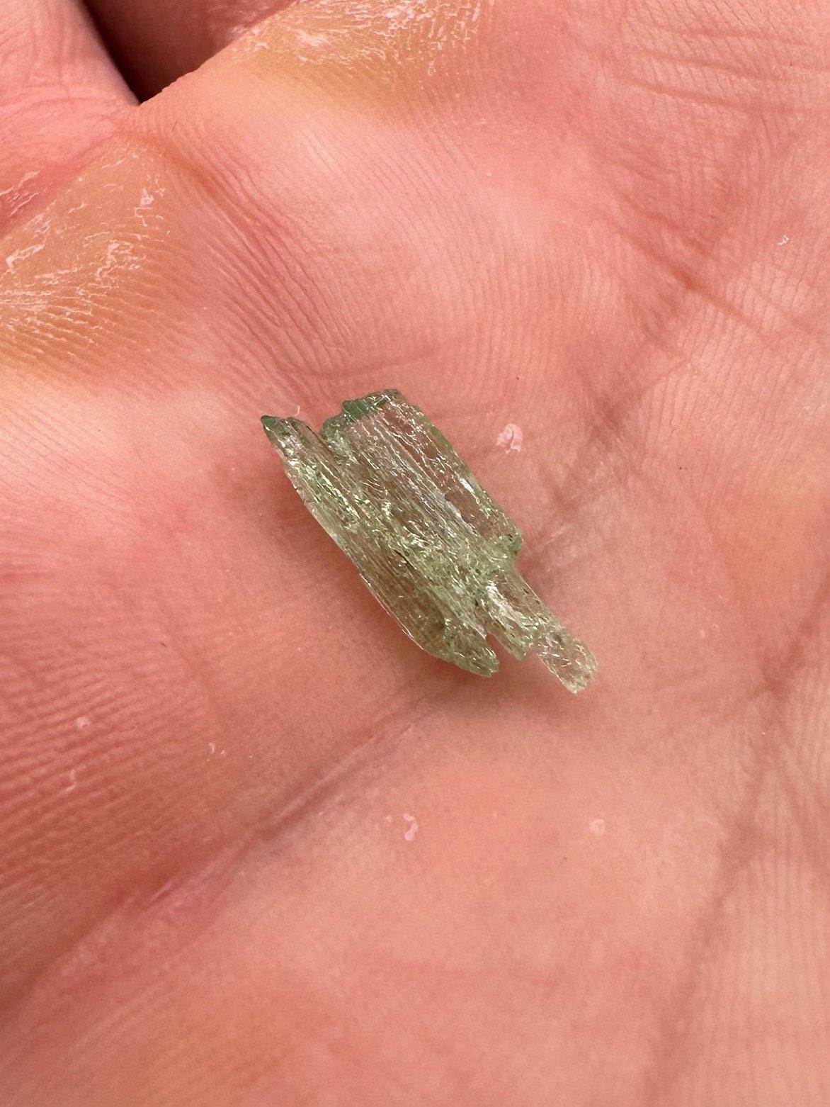 North Carolina Hiddenite, Authentic Hiddenite Crystal, Rare and Unique Crystal, Hiddenite Crystal, Healing Crystal, Reiki, 1.3 carats