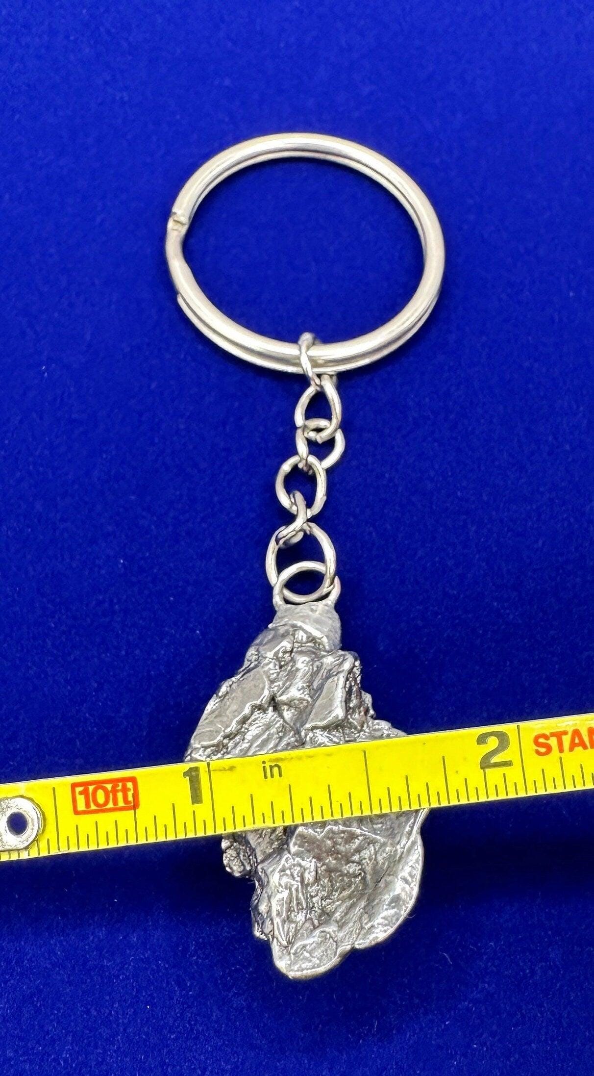 Rare Genuine Aletai Meteorite Keychain, Iron Meteorite, COA, Aletai, Astronomy Gift, Space Gift, Keychain, Space Accessories, 29.14 Grams