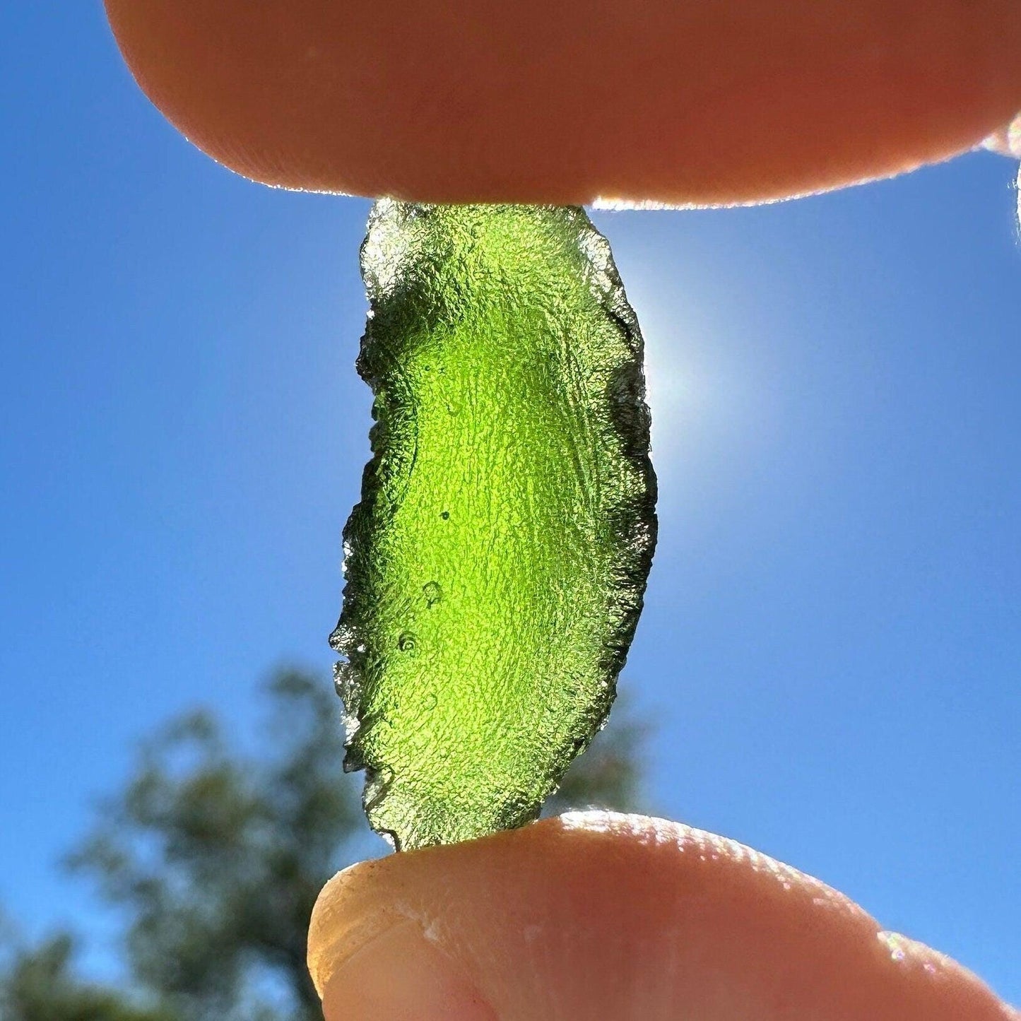 Moldavite Tektite Specimen, High Quality, Transformation, Manifestation, Reiki, Authentic Moldavite Specimen, 5.14 grams|25.7 carats