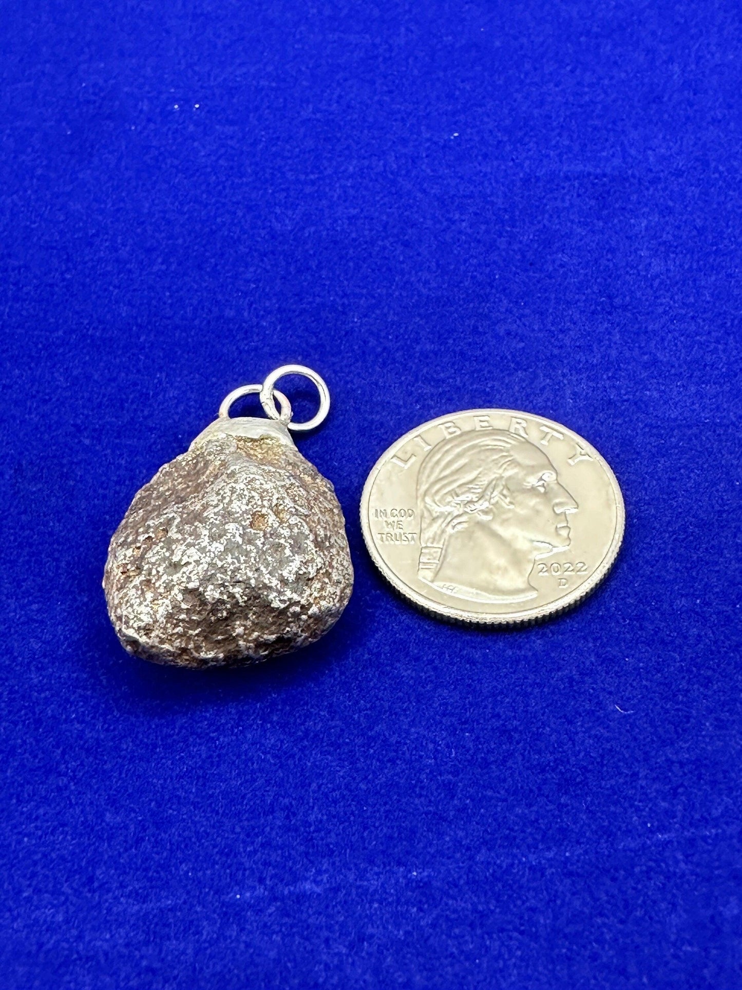 Sikhote-Alin Meteorite Russia Pendant 23.06 grams, Meteorite Pendant, Handmade Jewelry, Space Gift, Iron Meteorite, Astronomy Gift