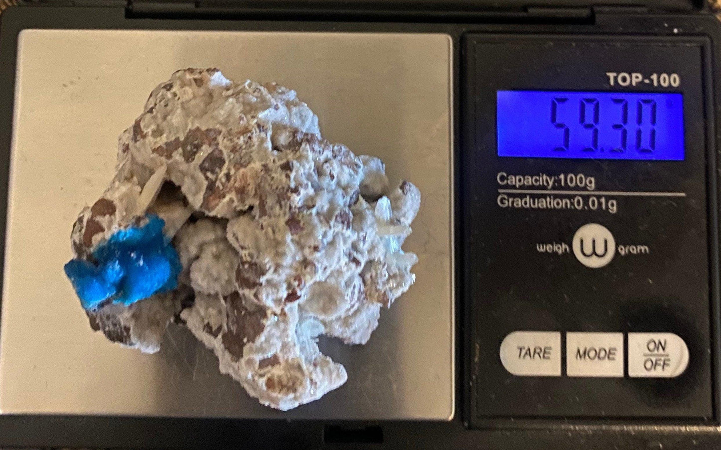 Beautiful Rare Pentagonite Specimen on Stilbite Matrix, Canvansite, Rare Crystal, Third Eye, 59.30 grams