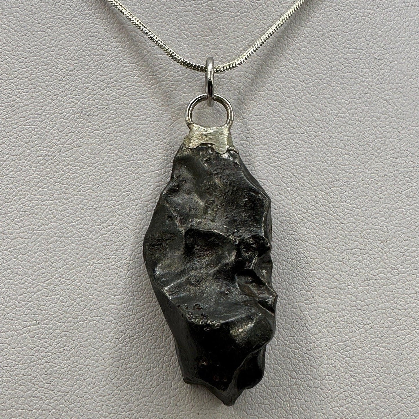 Sikhote-Alin Meteorite Pendant 23.55 grams, Astronomy Gift, Authentic Meteorite, Space Gift, Meteorite Jewelry, Iron Meteorite