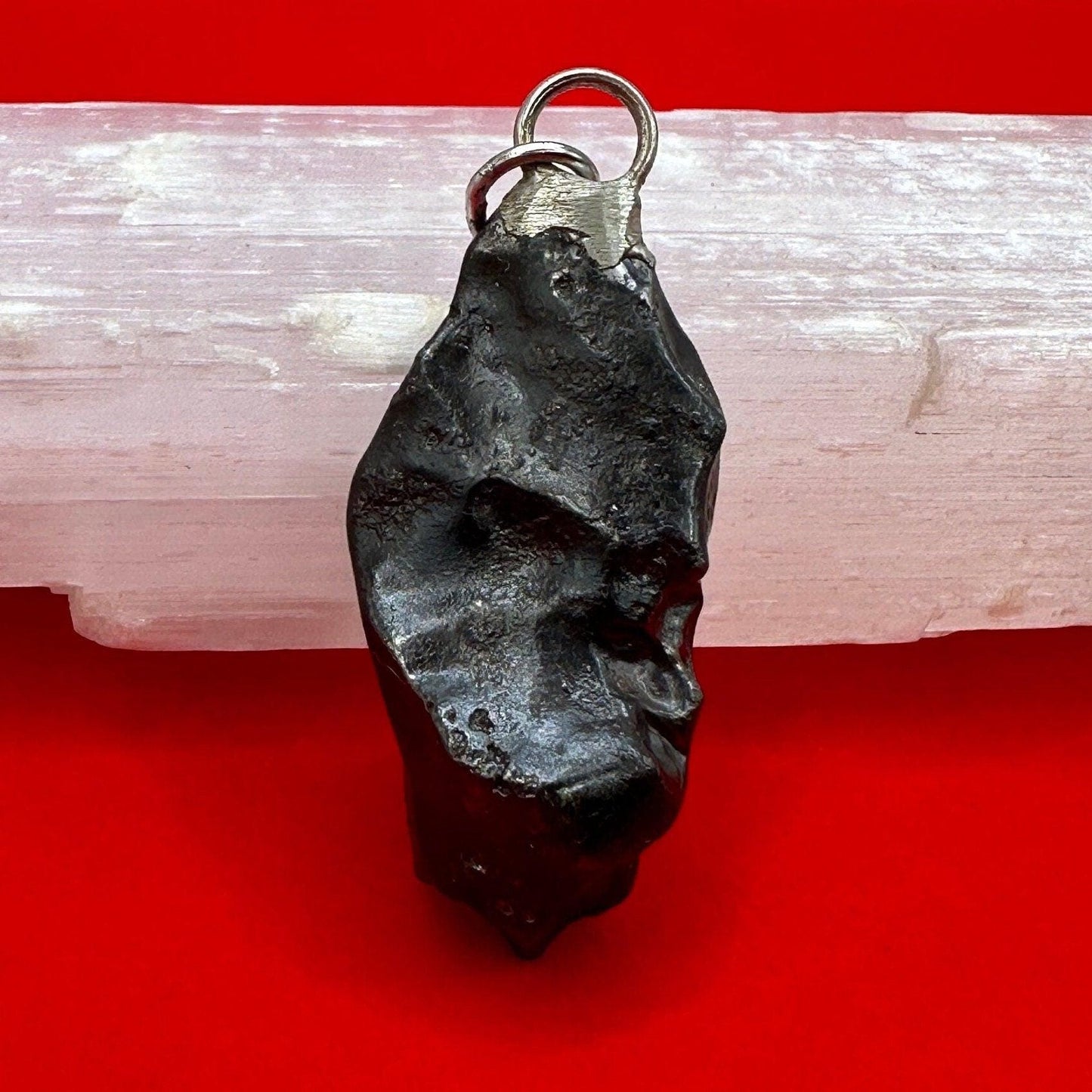 Sikhote-Alin Meteorite Pendant 23.55 grams, Astronomy Gift, Authentic Meteorite, Space Gift, Meteorite Jewelry, Iron Meteorite