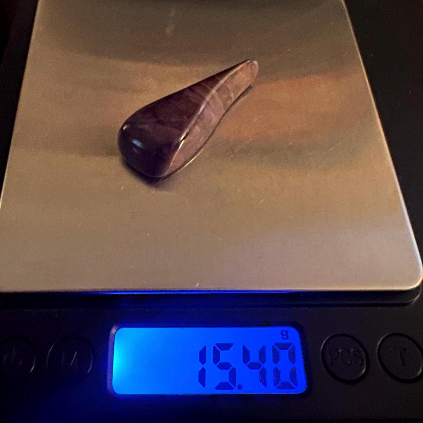 Sugalite Specimen, Polished Sugalite, Rare Sugalite, Inner Peace, South African, Reiki Energy Work, Authentic Sugalite, 15.40 grams