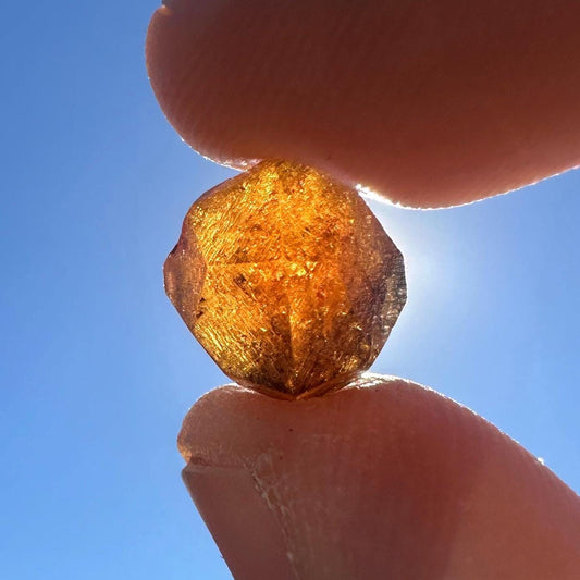 Spessartine Garnet, Speasartine, Loliondo Tanzania, Tanzanian Garnet, Meditation, Awakening, Rare Garnet, 1.68 grams, 8.4 carats