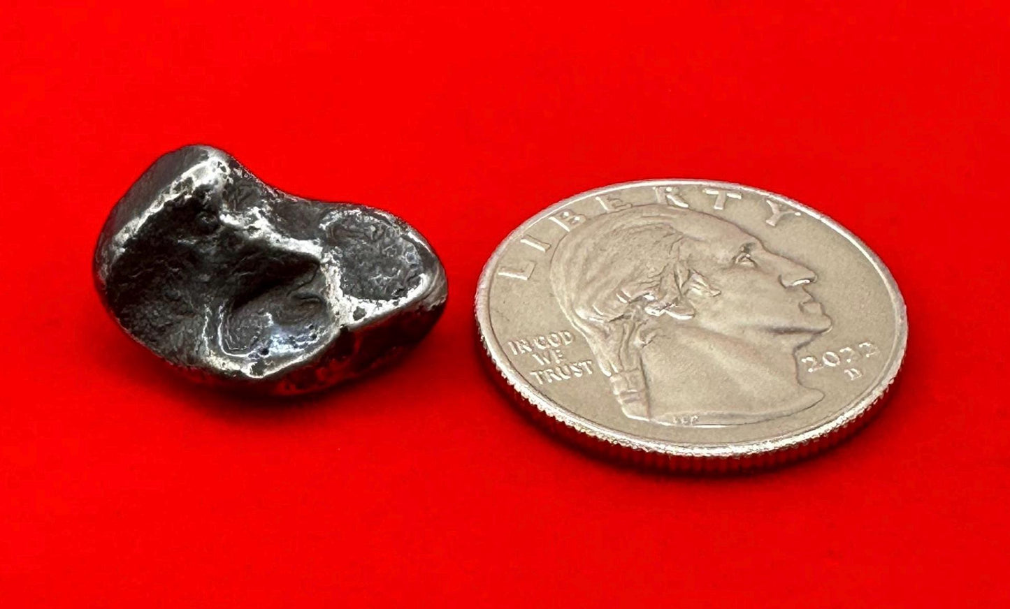 Agoudal Iron Meteorite, Space Gift, Authentic Meteorite, Astronomy Gift, Space Rock with Regmaglypts, Rare and Unique Collectible, 8.22g