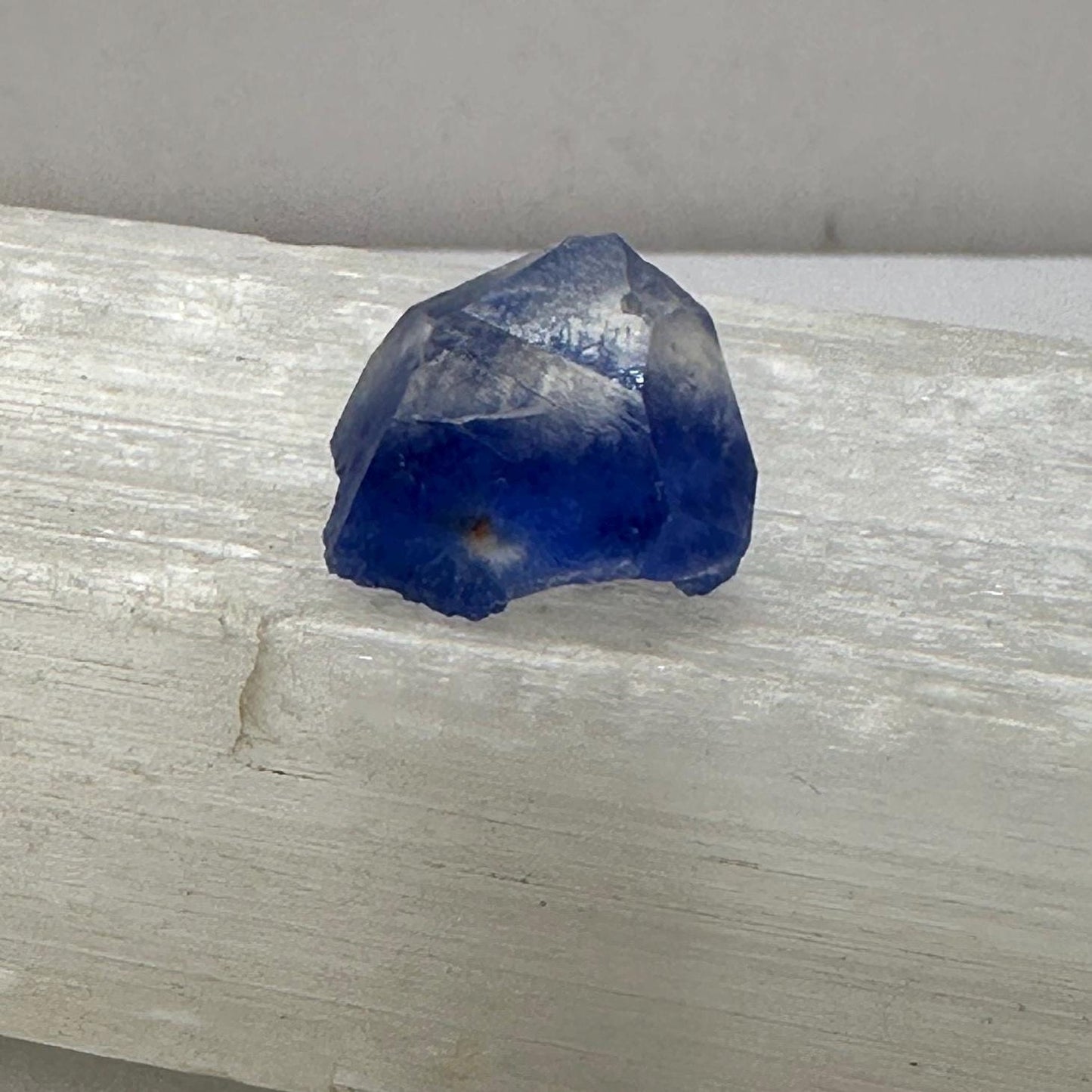 Rare Blue Dumortierite Crystal from Bahia, Brazil, Terminated– 2.69/13.45ct, Gemstone for Collectors, Meditation, Reiki, Healing Decor