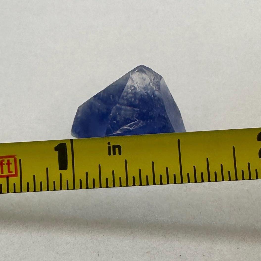 Rare Blue Dumortierite Crystal from Bahia, Brazil, Terminated– 2.69/13.45ct, Gemstone for Collectors, Meditation, Reiki, Healing Decor