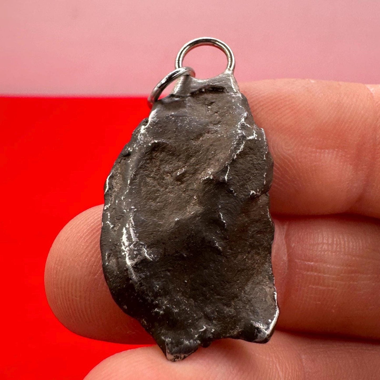 Unique Iron Meteorite Specimen Gebel Kamil, 10.37 grams, Astronomy Gift, Space Gift, Iron Meteorite, Egypt, Polished Meteorite, Space