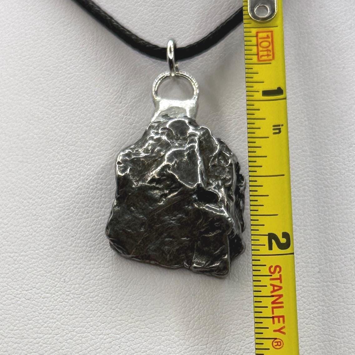 Beautiful Meteorite Campo del Cielo Pendant 15.73 grams, Astronomy Gift, Authentic Meteorite, Meteorite Jewelry, Meteorite Pendant, COA